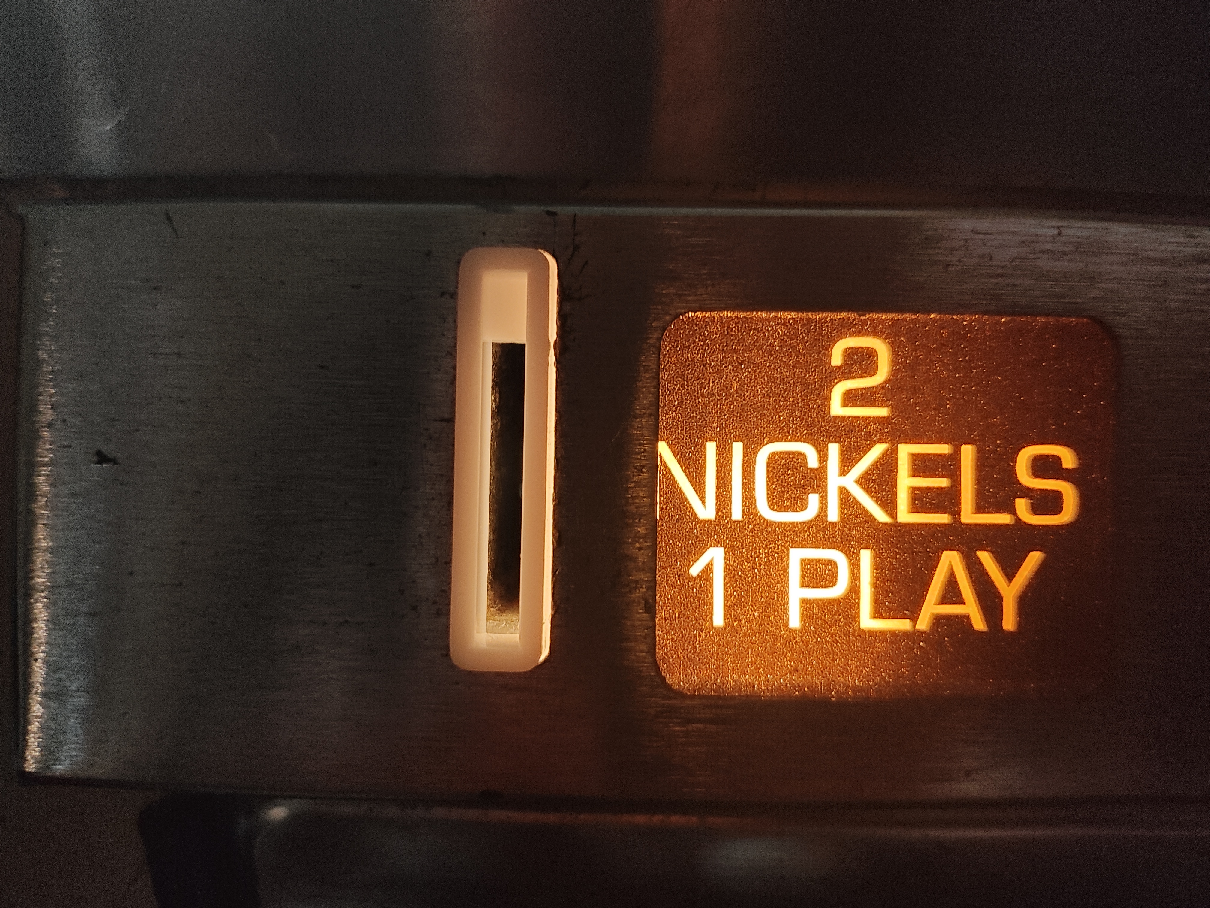 1970s Gottlieb Pinball Coin Slot