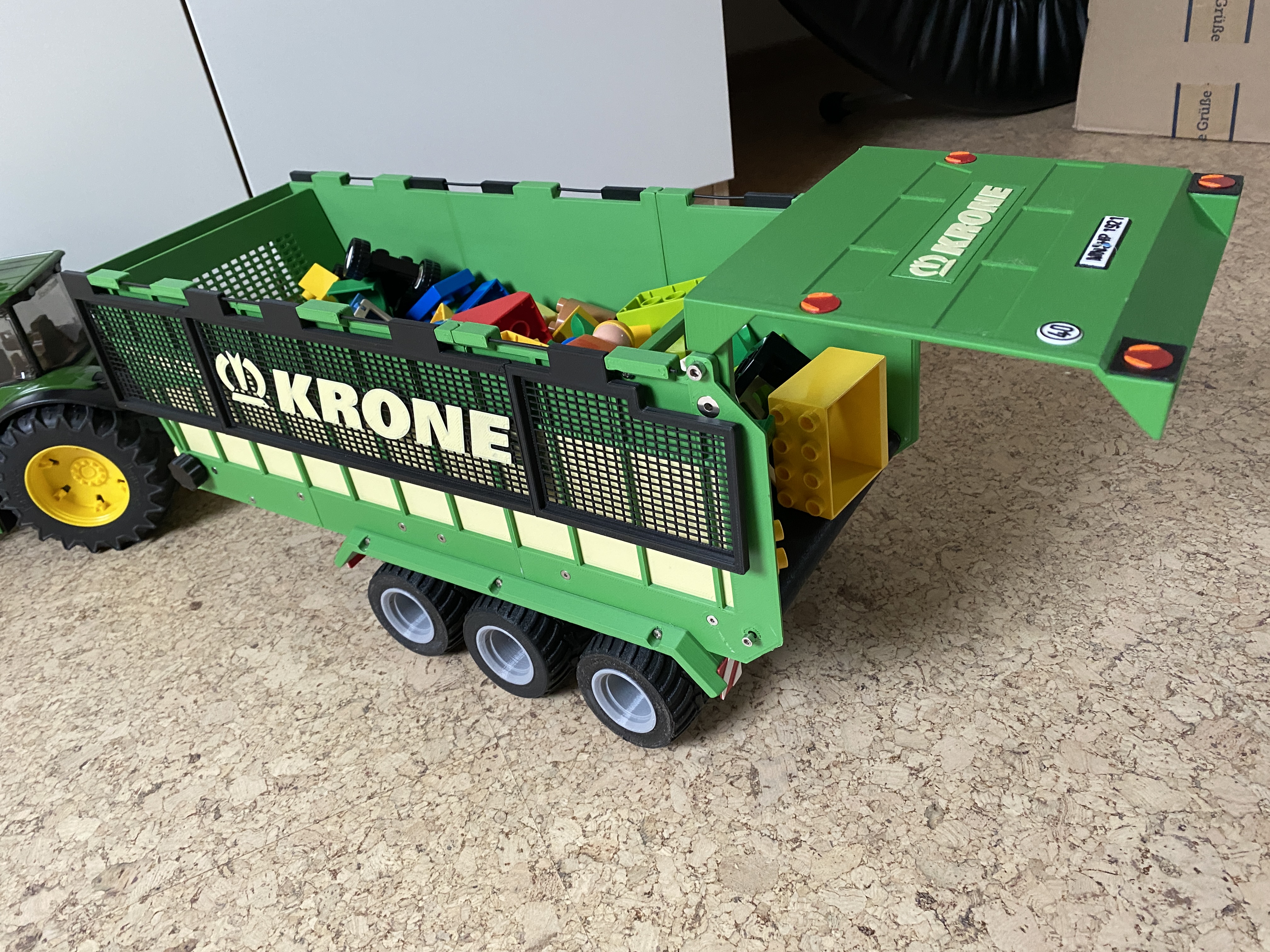Ladewagen Krone GX für Bruder Traktor Fahrzeuge