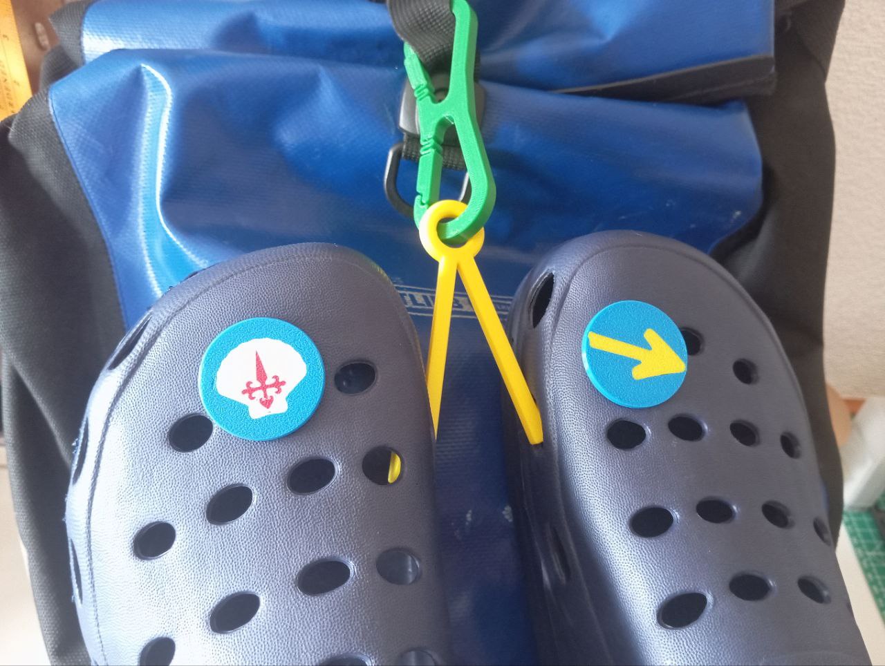 Croc Backpack Holder
