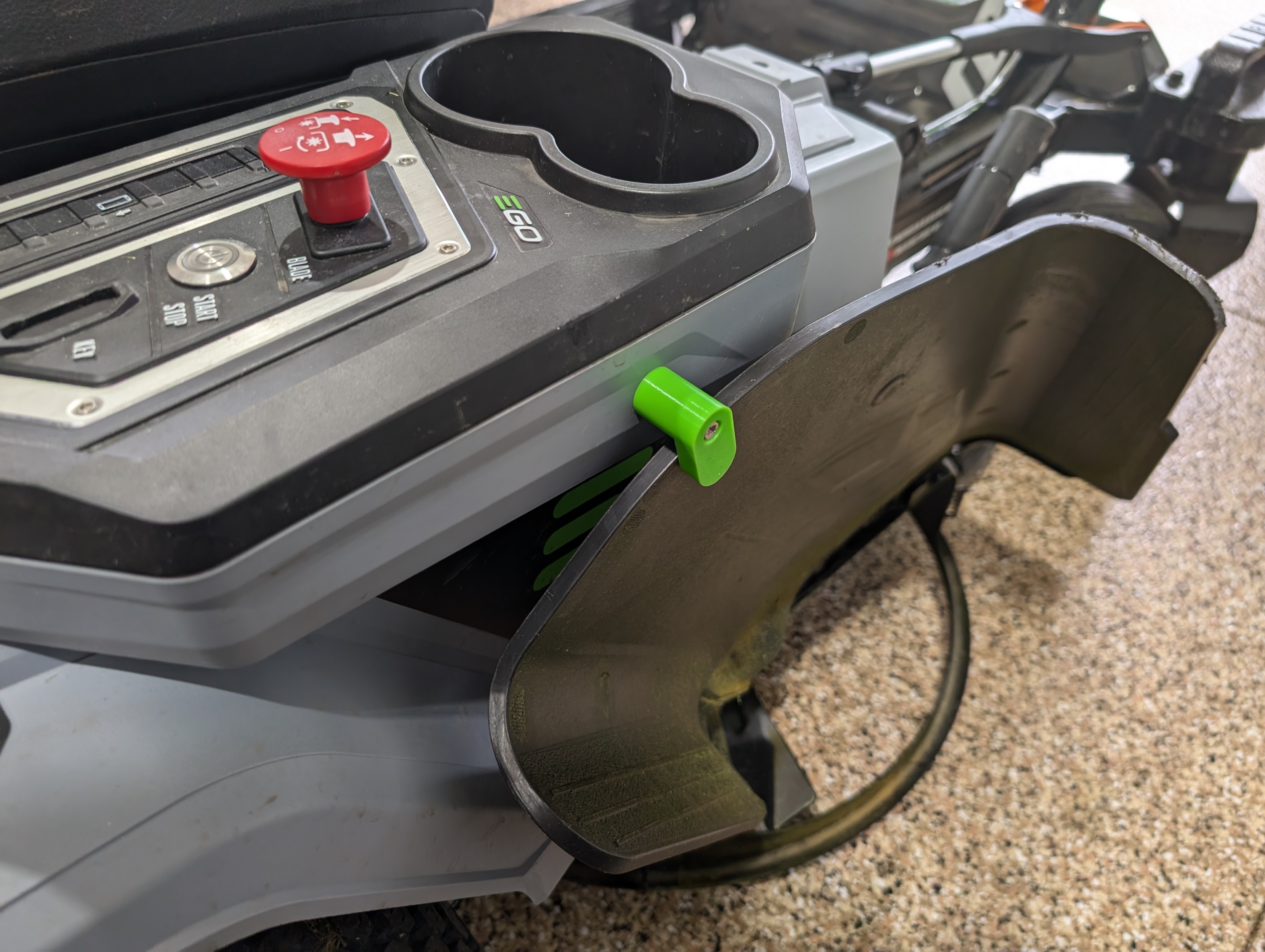 EGO Mower Discharge Latch