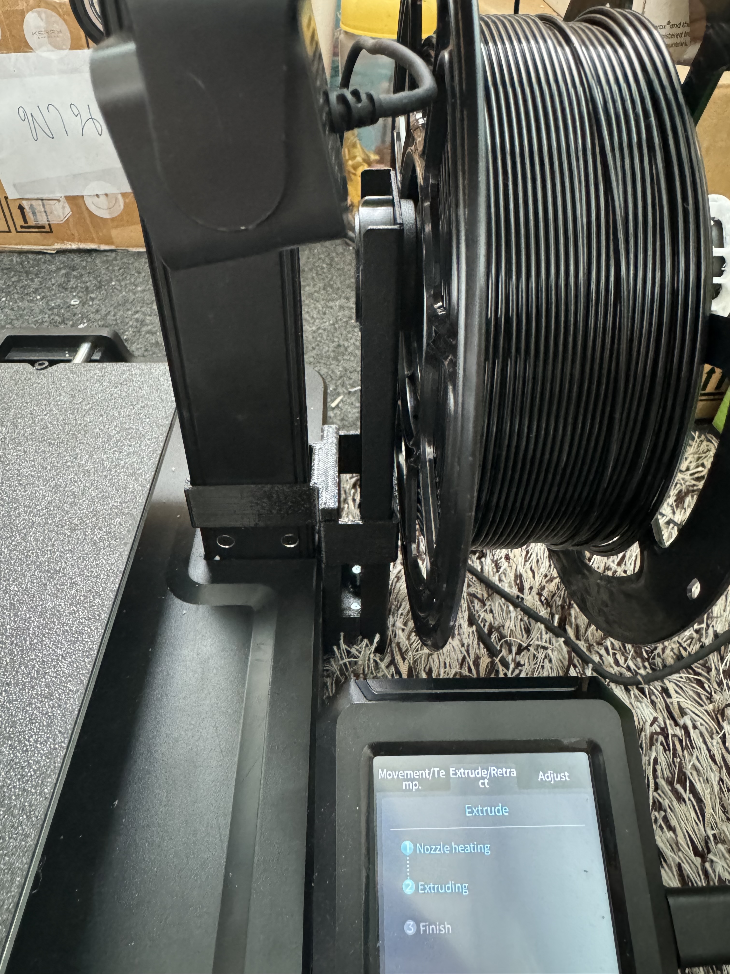 Side Spool Stand+ | Ender3 v3 KE 3D model thumbnail