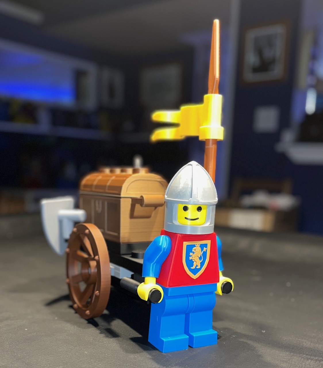 Mega-sized Brick Treasure Chest Building Set (5:1 scale)