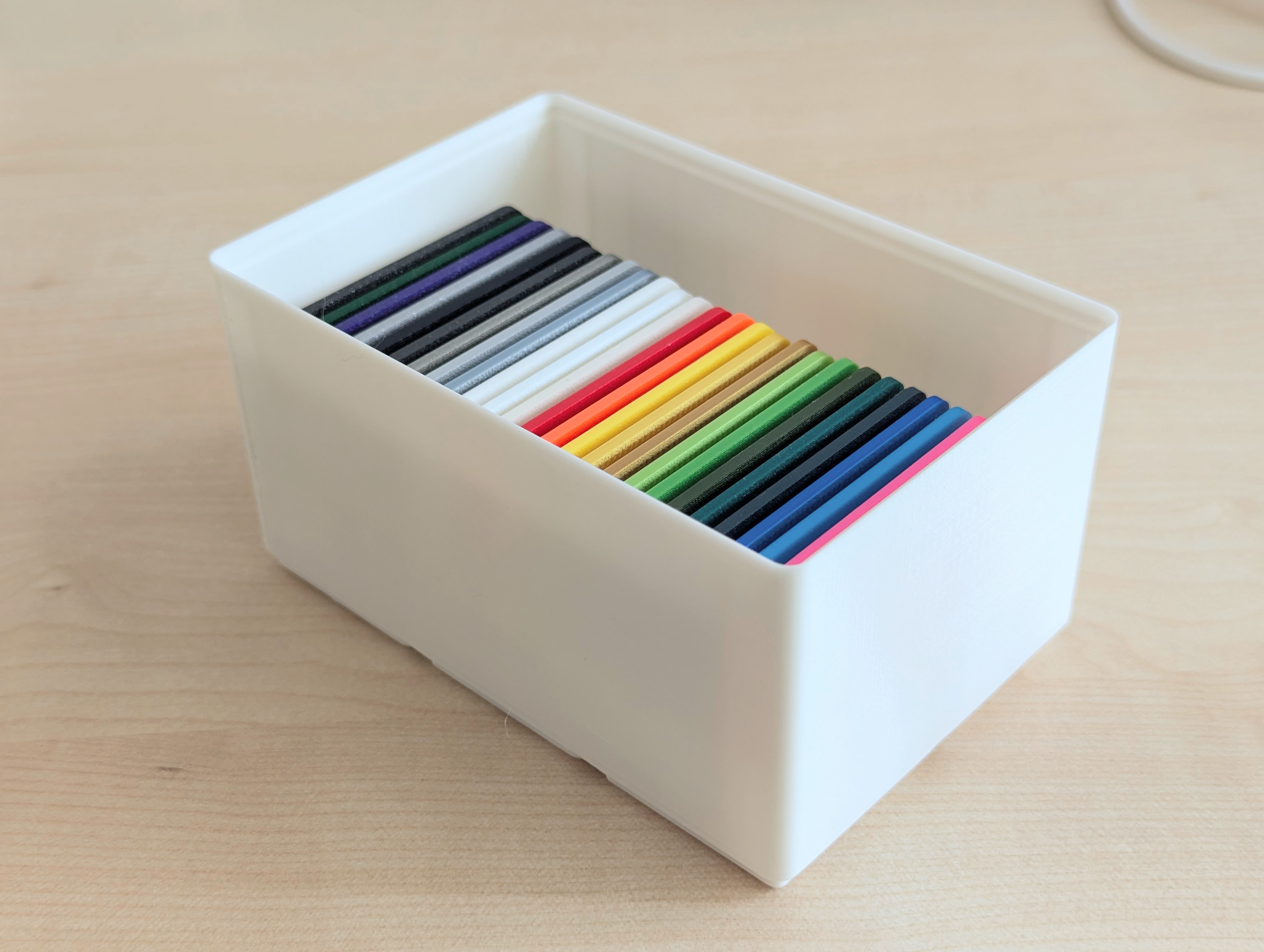 Gridfinity bin for 26 PCX chips