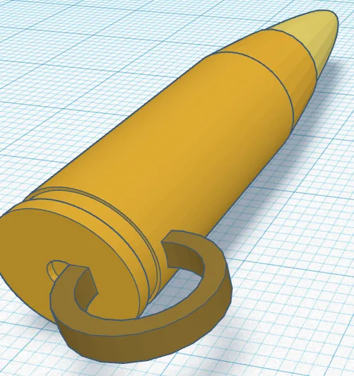 Bullet Keychain by Mr. hantom | Download free STL model | Printables.com
