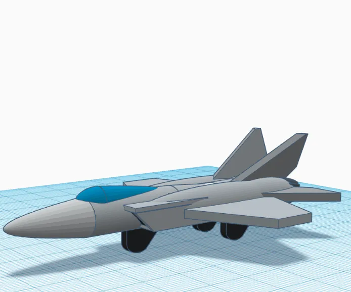 Fighter jet (NO SUPPORTS) by Mr. hantom | Download free STL model ...