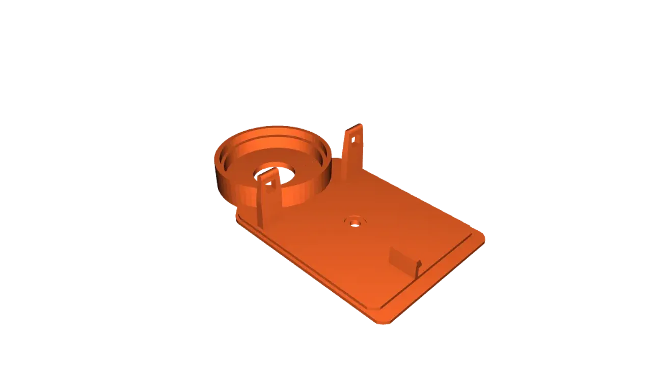 Nuki 2.0 smart lock spacer to replace original rosette V1.1 by Aviran_N, Download free STL model