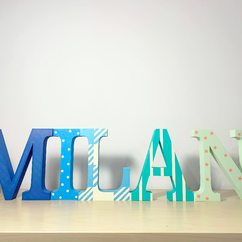 3D Custom Name Standing Letters Pack Vol.1 by Merla3D | Download free ...