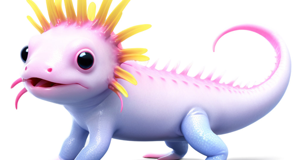 Axolotl 3D model by Wolff | Download free STL model | Printables.com