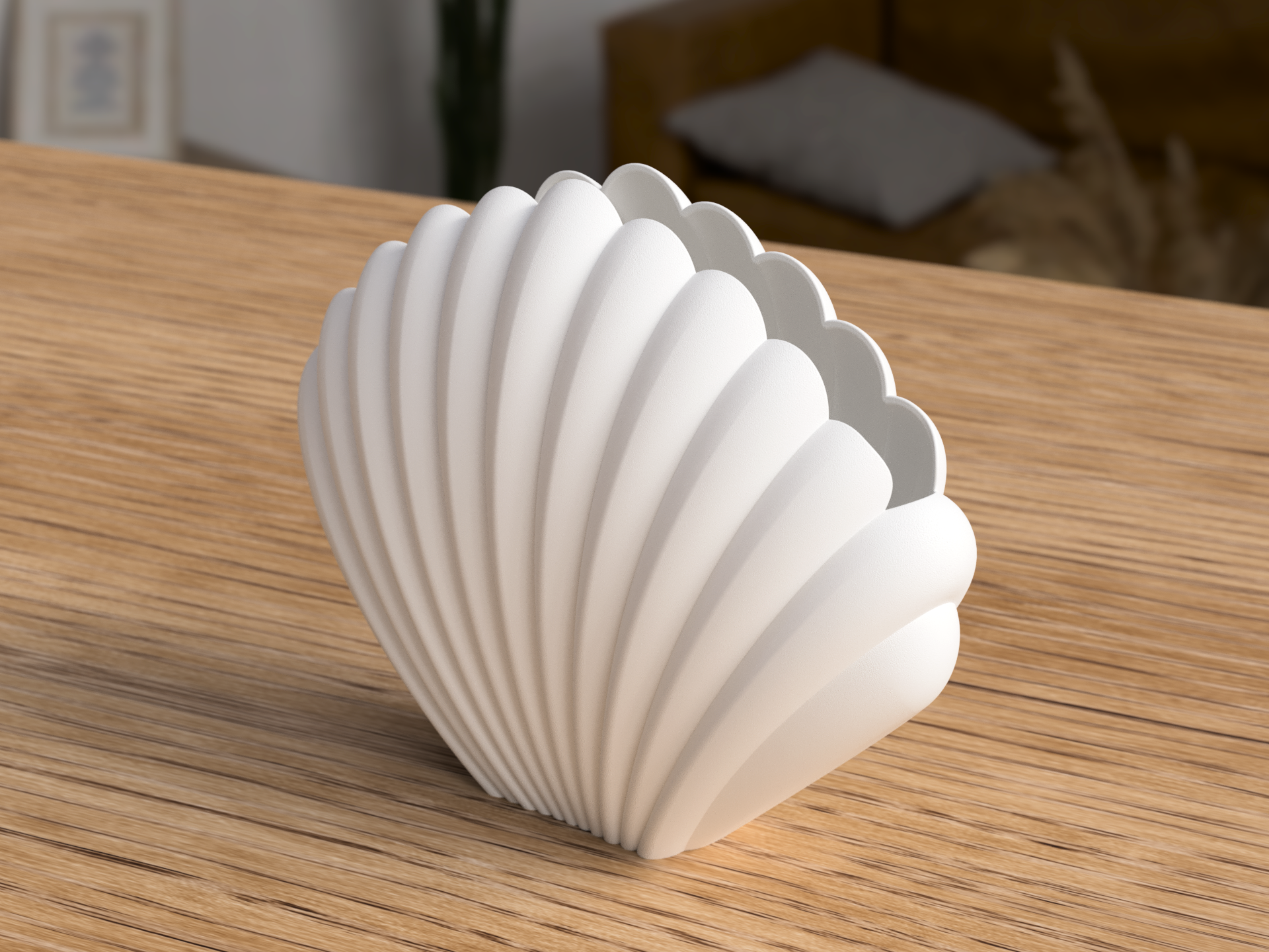 Miniatura 2 do modelo 3D Sea Shell Vase