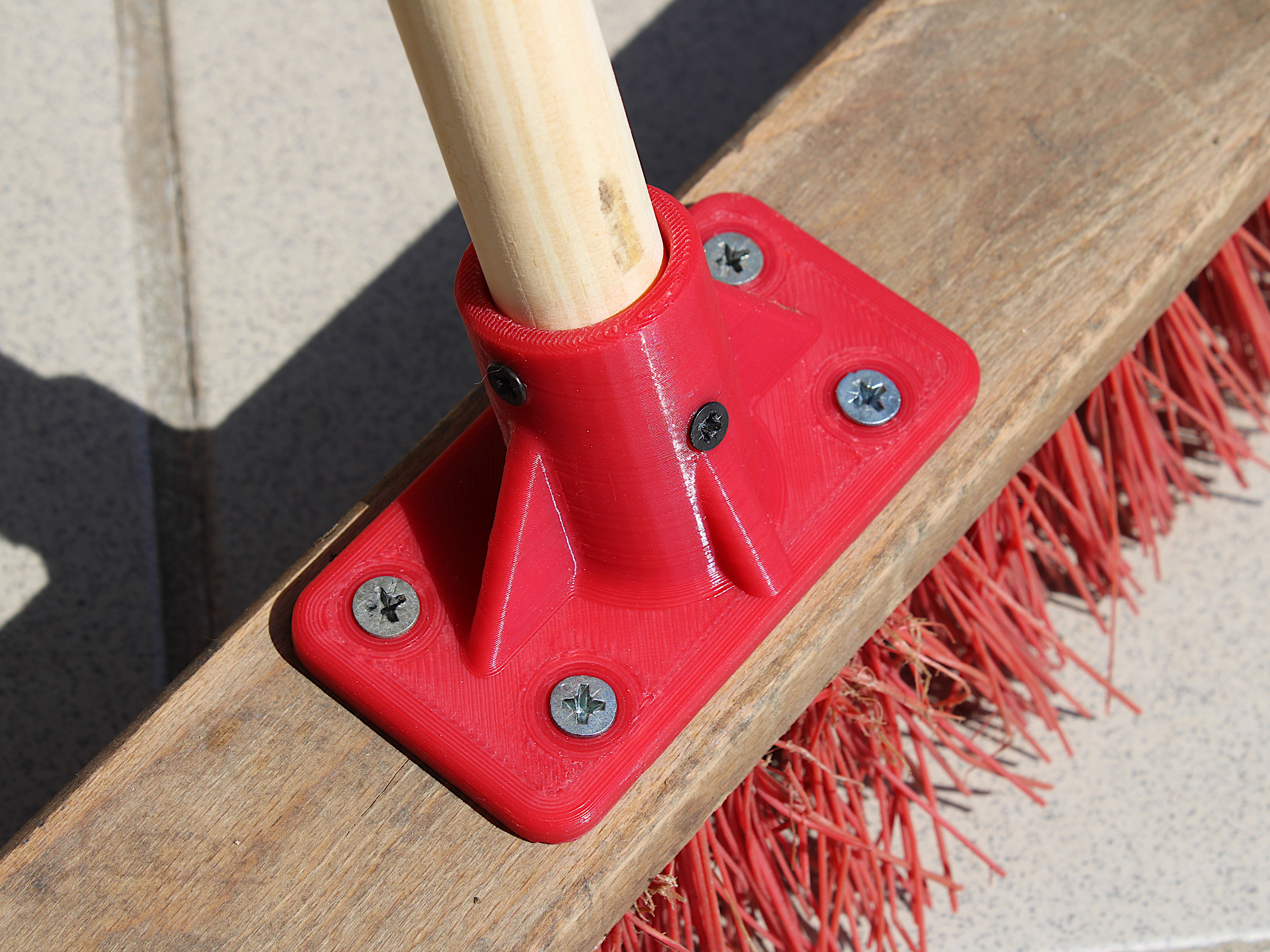 Broom Handle Mount Bracket | frugal remix