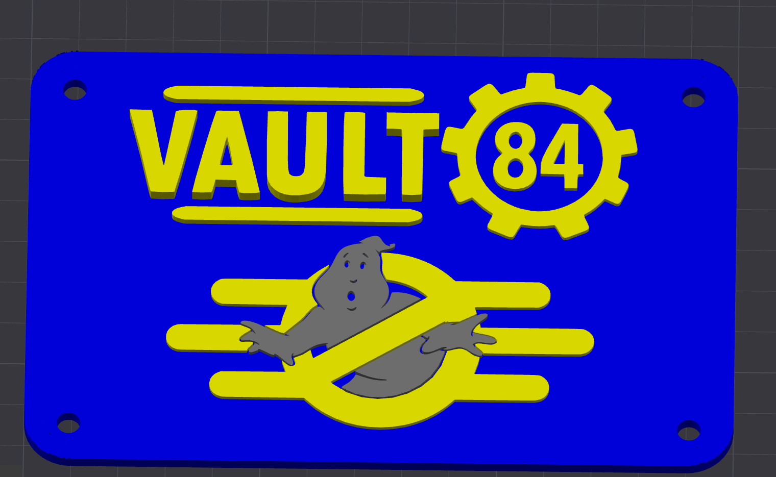Vault 84 Ghostbusters Sign