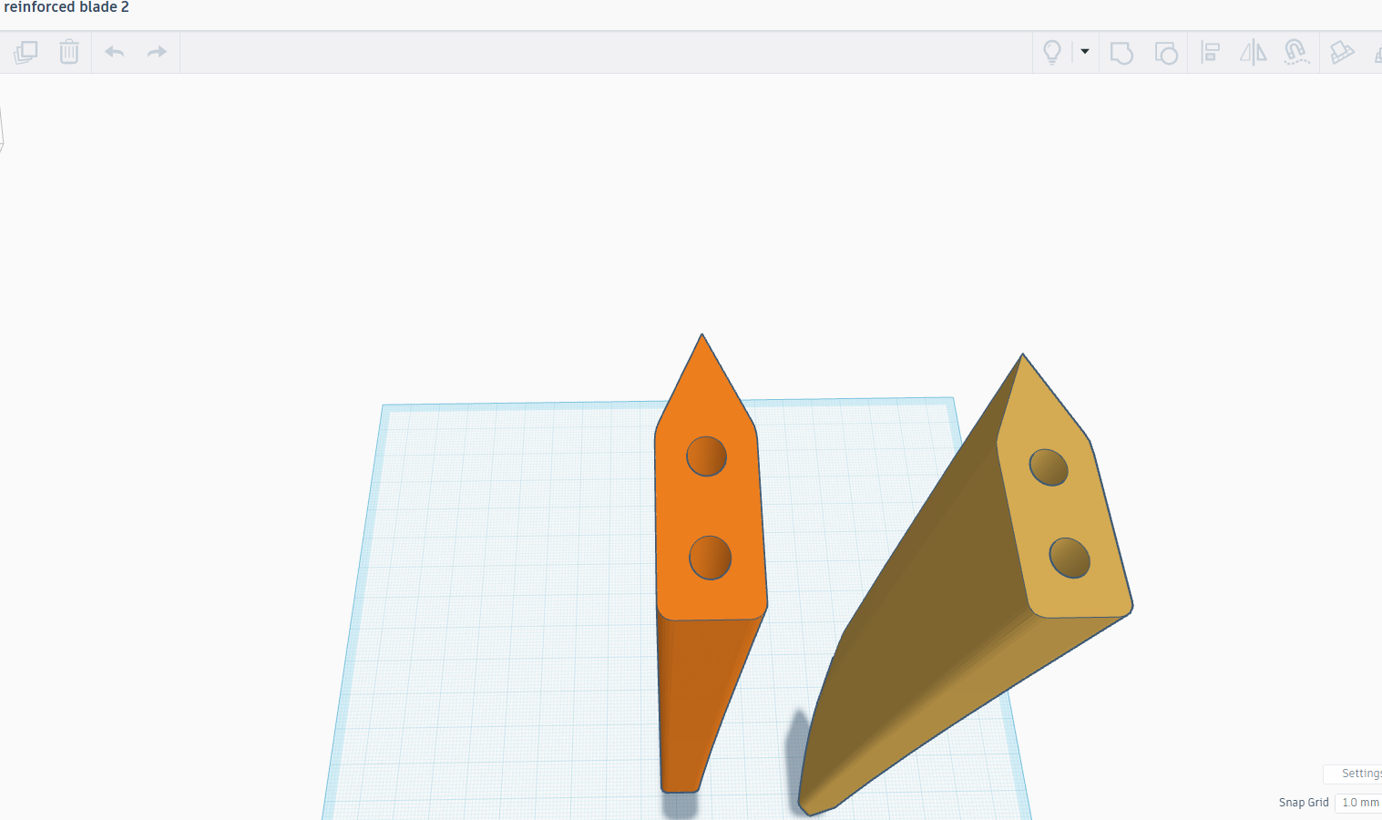 reinforced katana with a mini v1 katana set