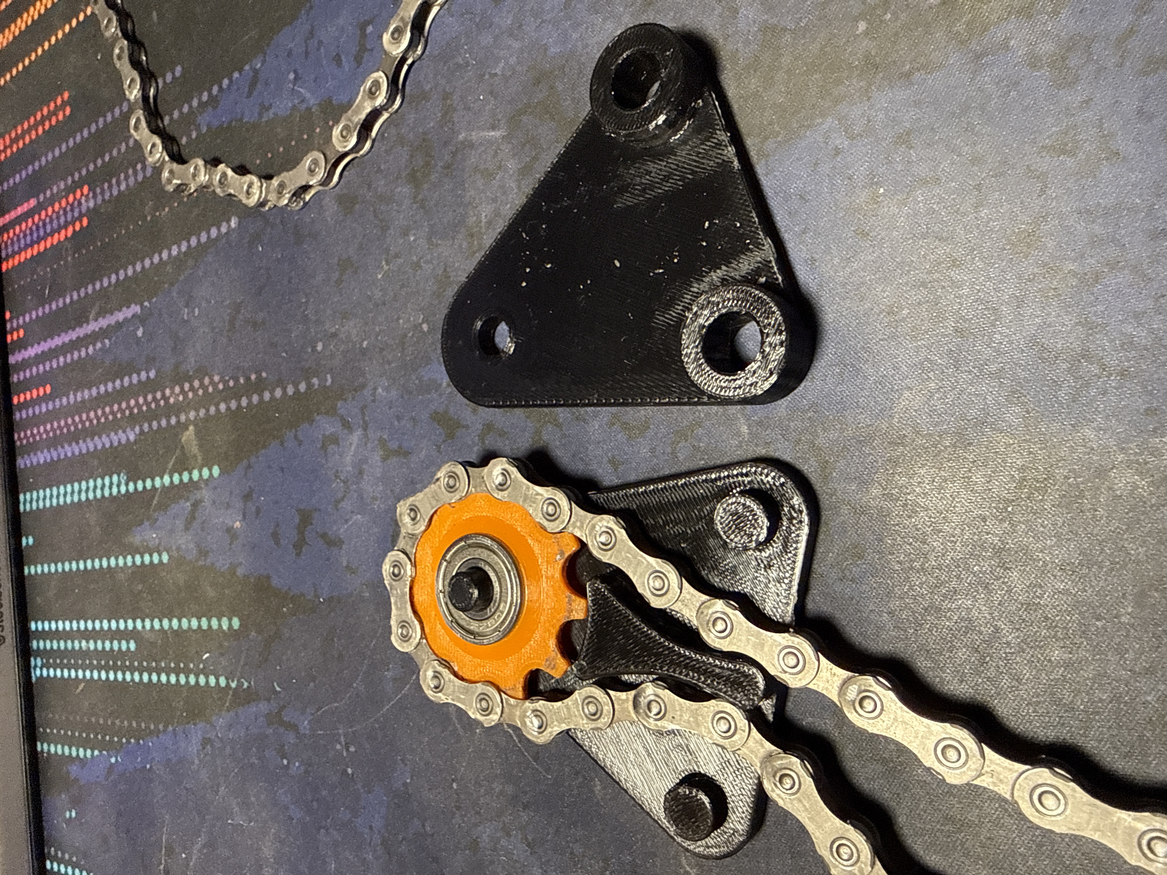 *updated* Waxed chain bender for 608 bearing