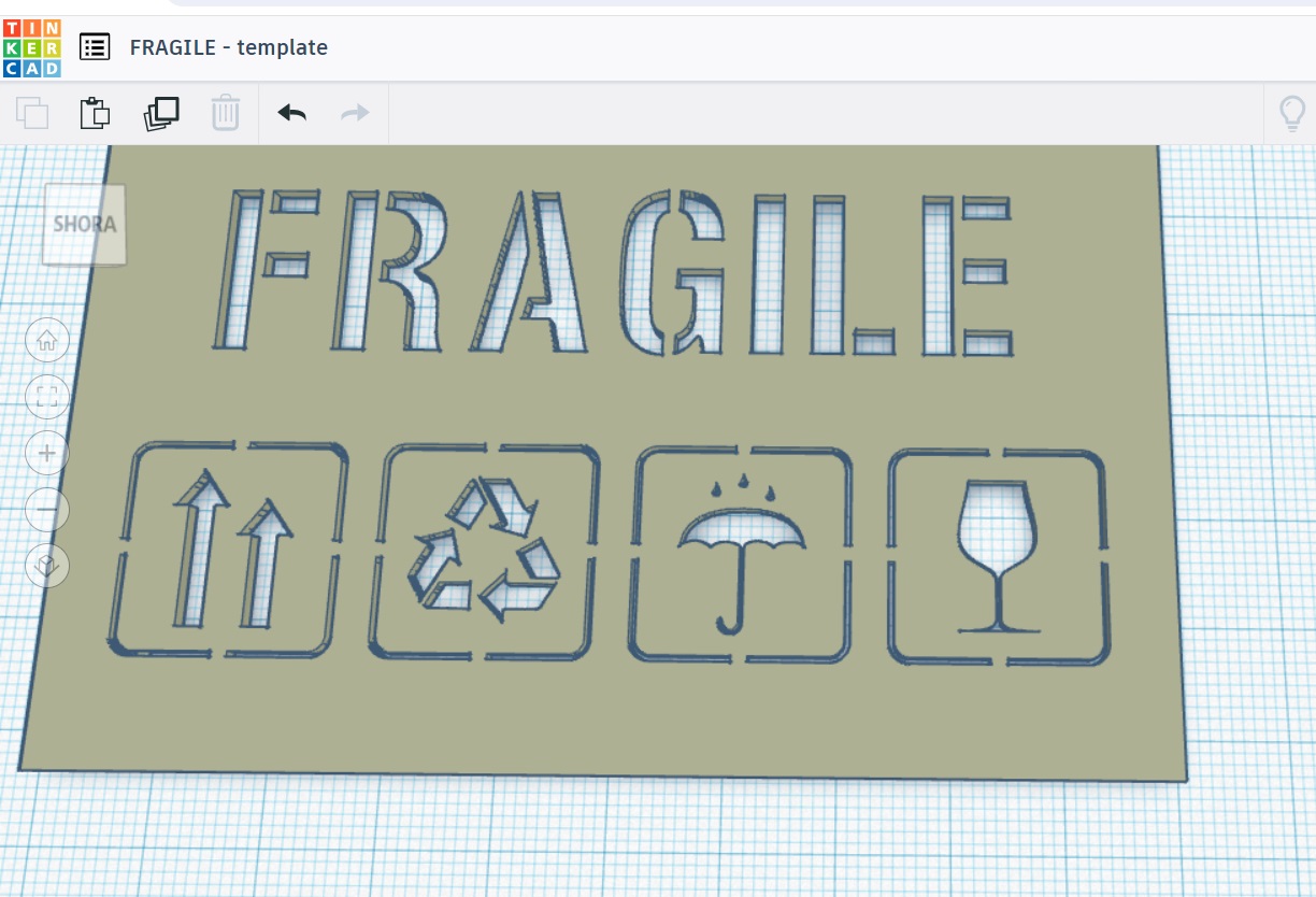 FRAGILE - template — miniatura 2