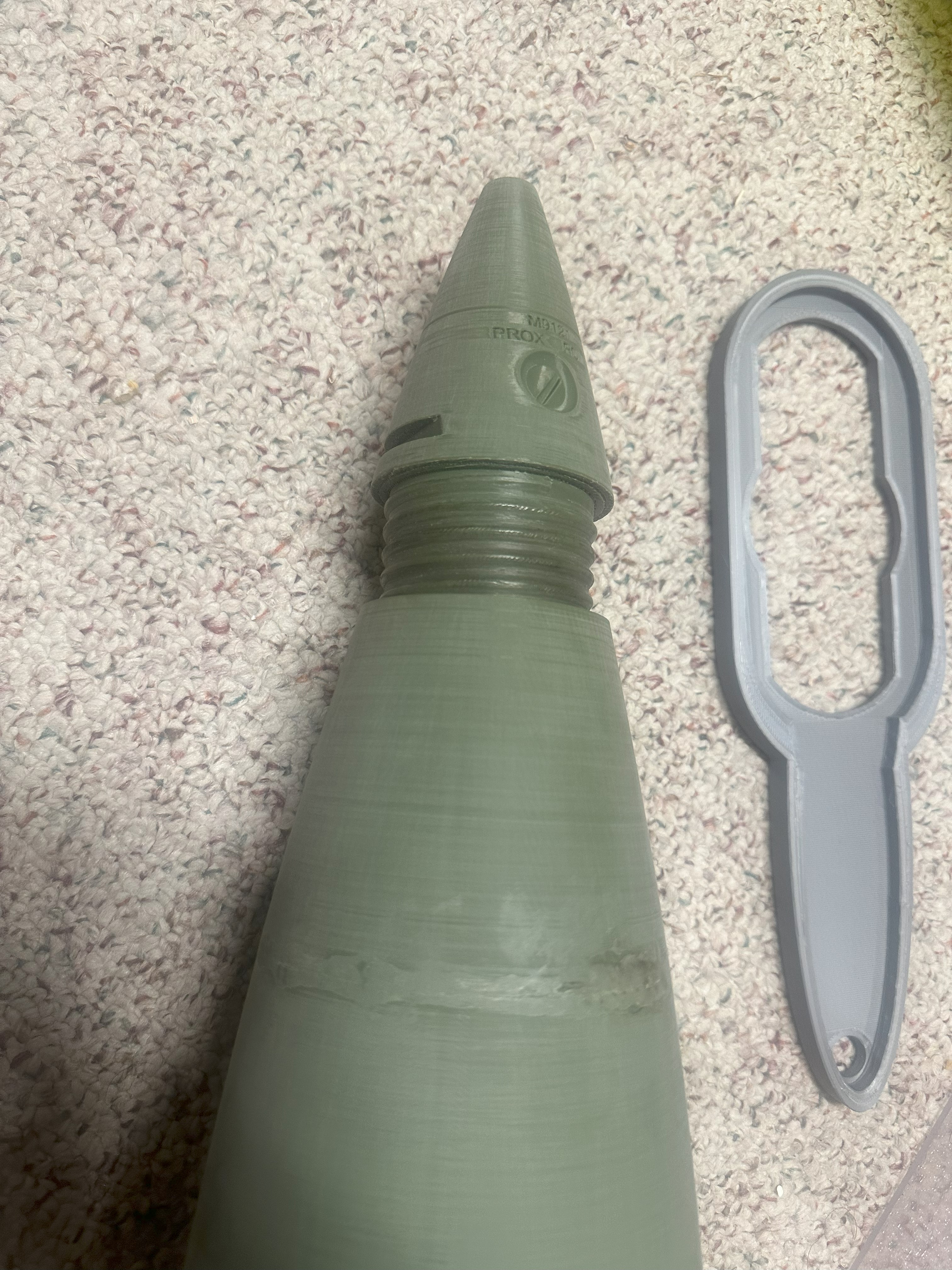Miniatura 6 do modelo 3D 155mm howitzer shell