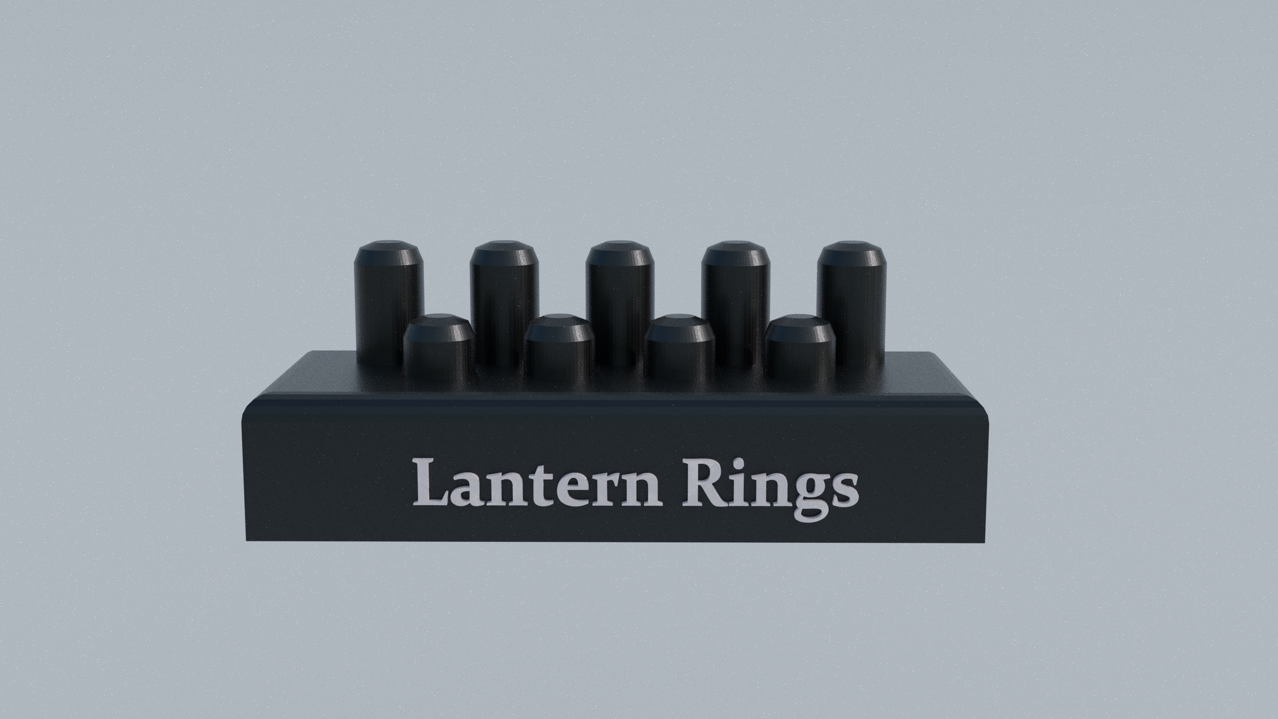 Miniatura 4 do modelo 3D Lantern Corp Rings Stand/Display