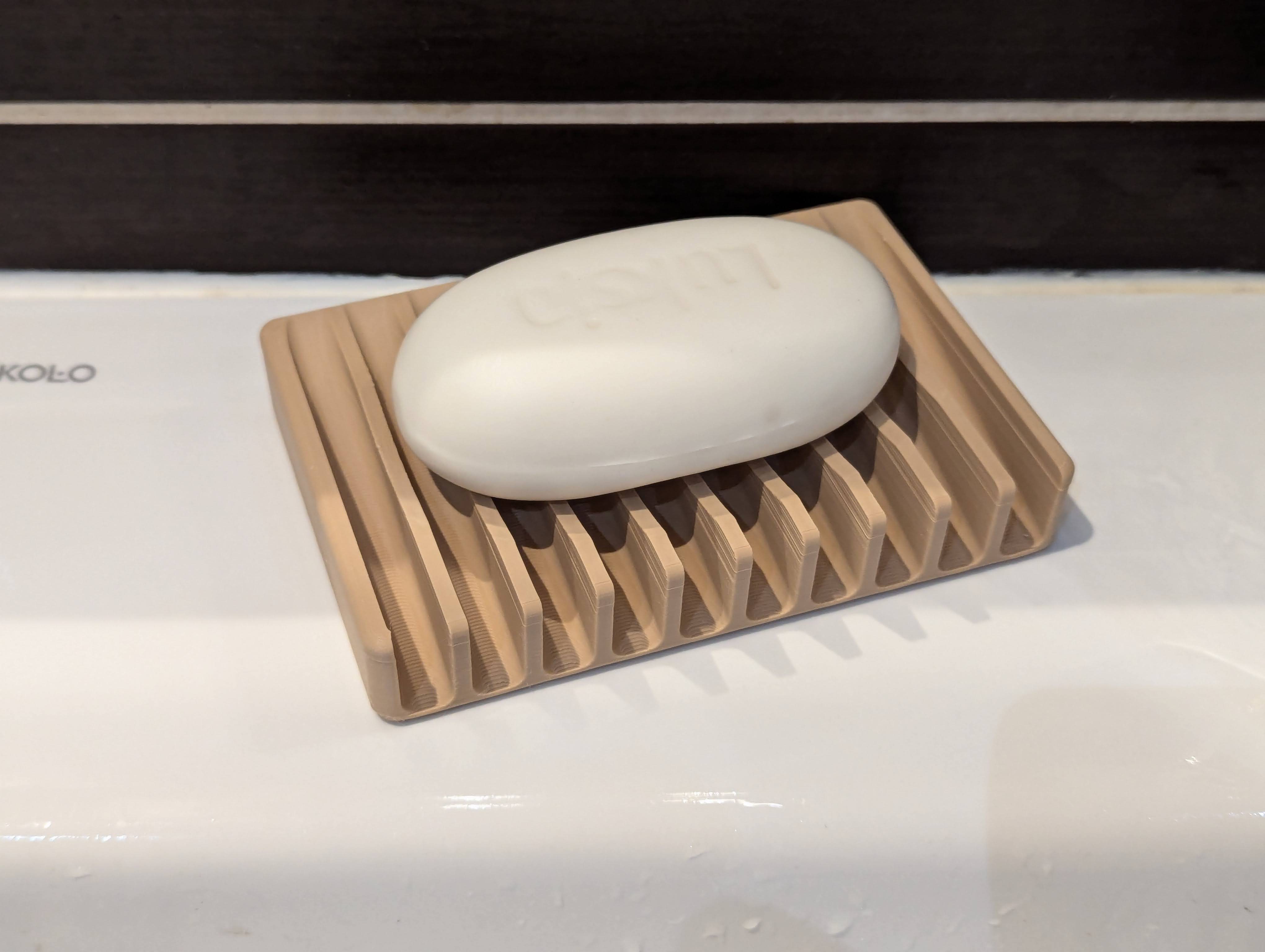 Soap dish (always dry soap) by Vasichkin Download free STL model