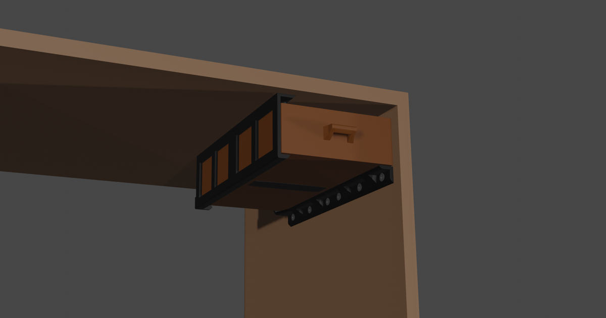 Easy Printable Desk Drawer von Johnny FicJr | Kostenloses STL-Modell ...