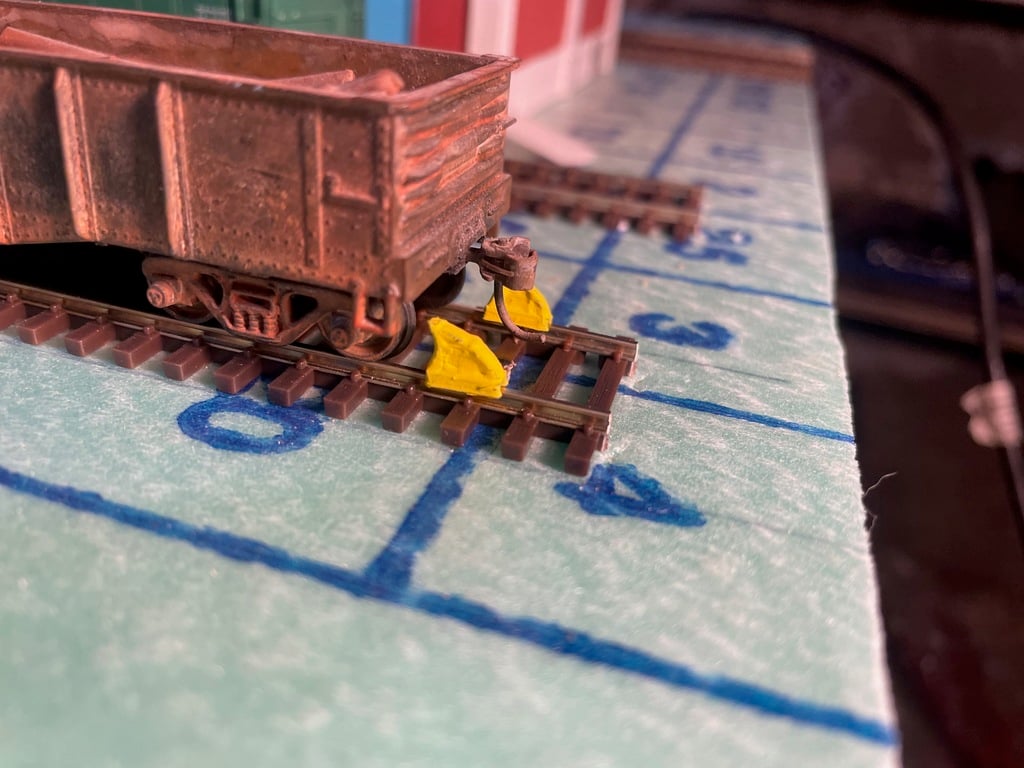 HO Scale Wheel Stop