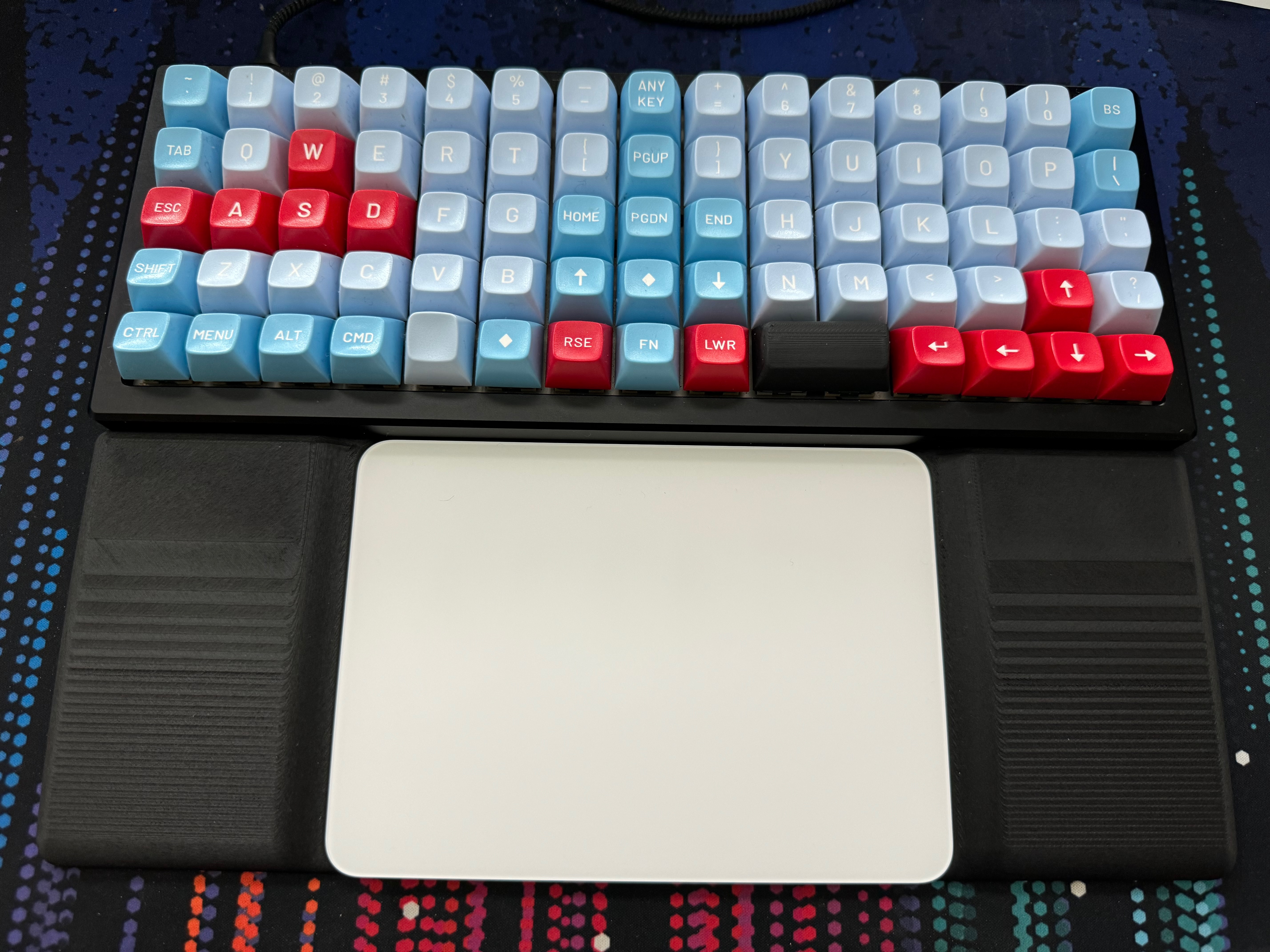 Keyboard Palm Rest with Apple Trackpad 60% size