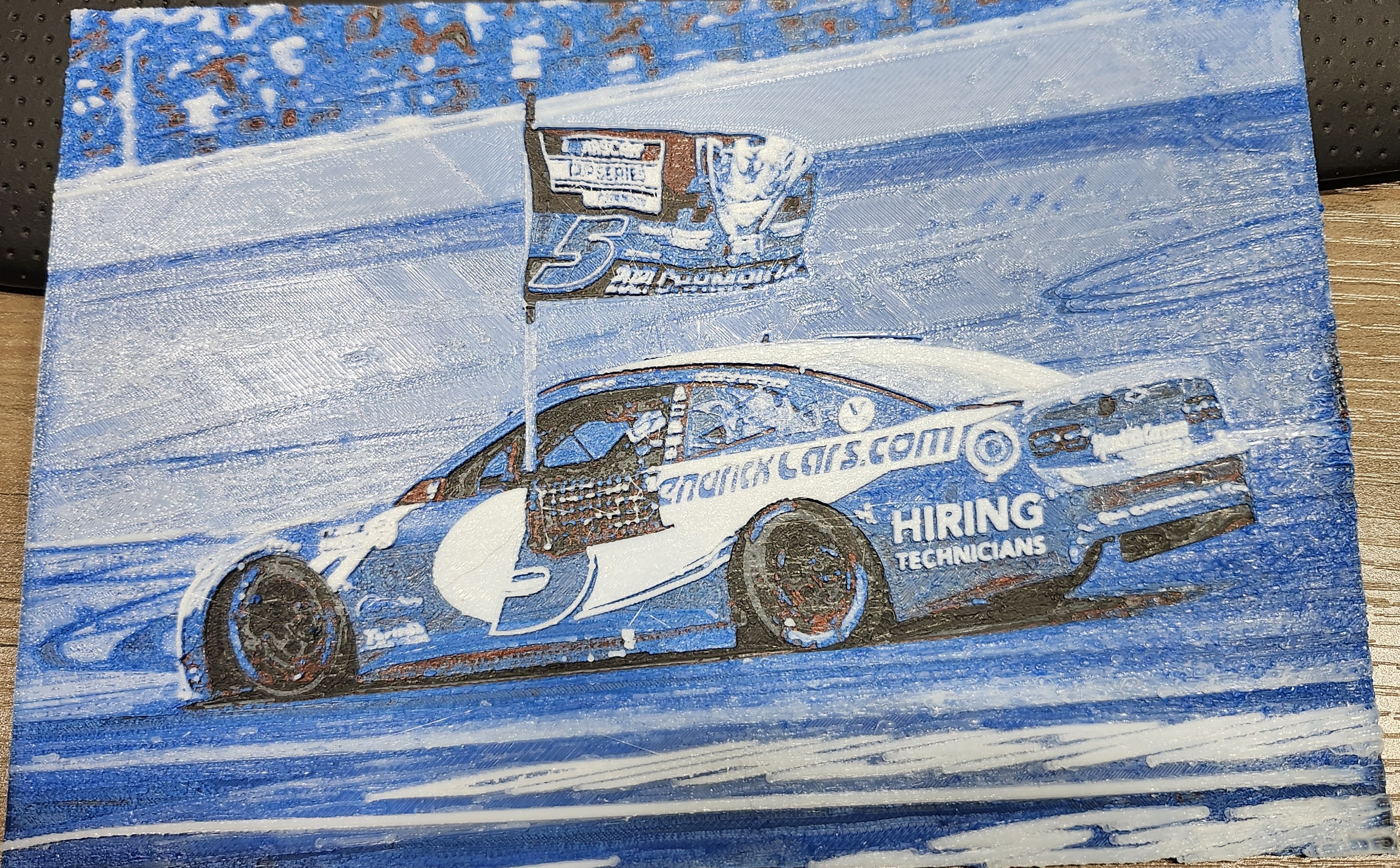 Kyle Larson - Hueforge 2021 Cup Champion