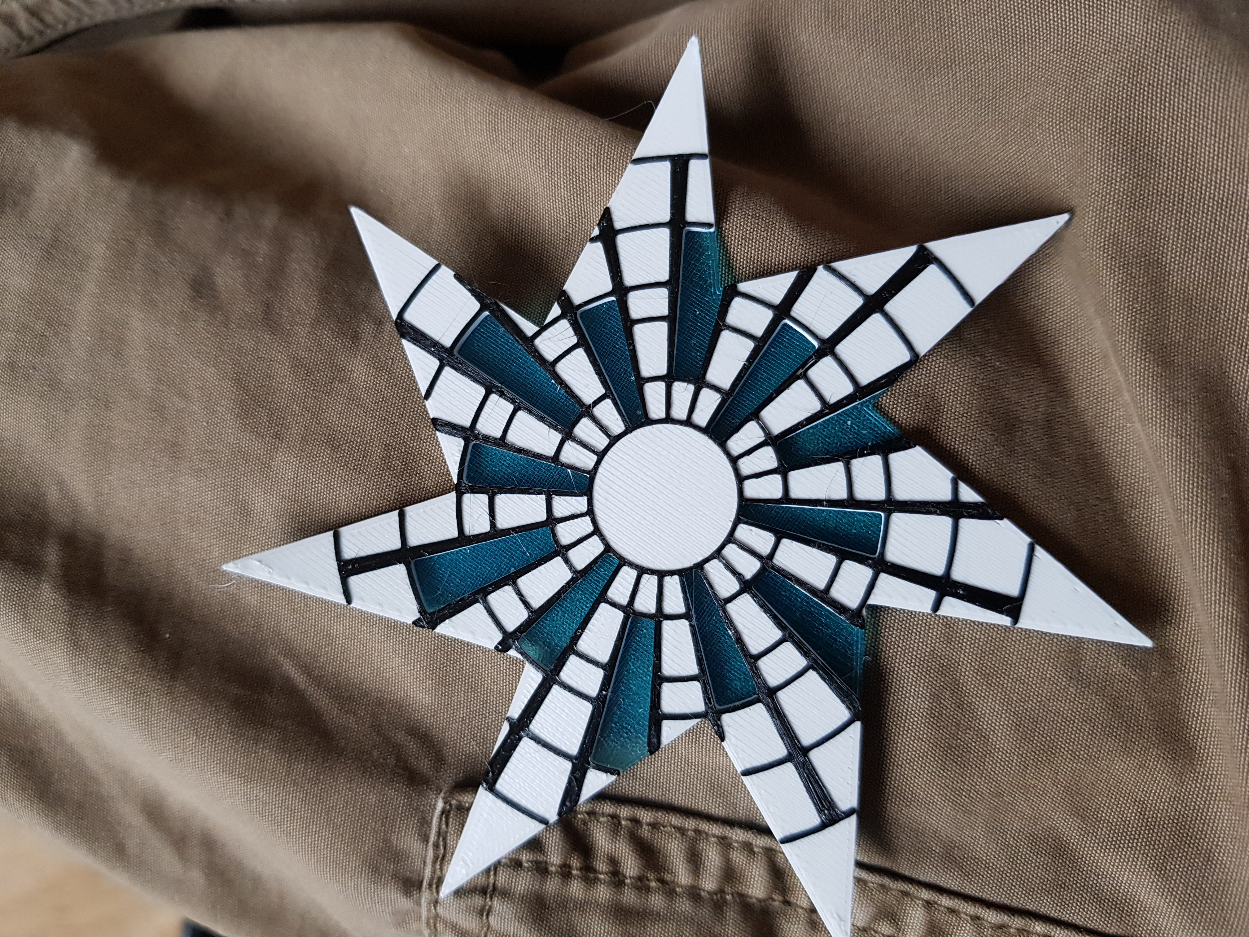 Miniatura 2 do modelo 3D 10 layers a star