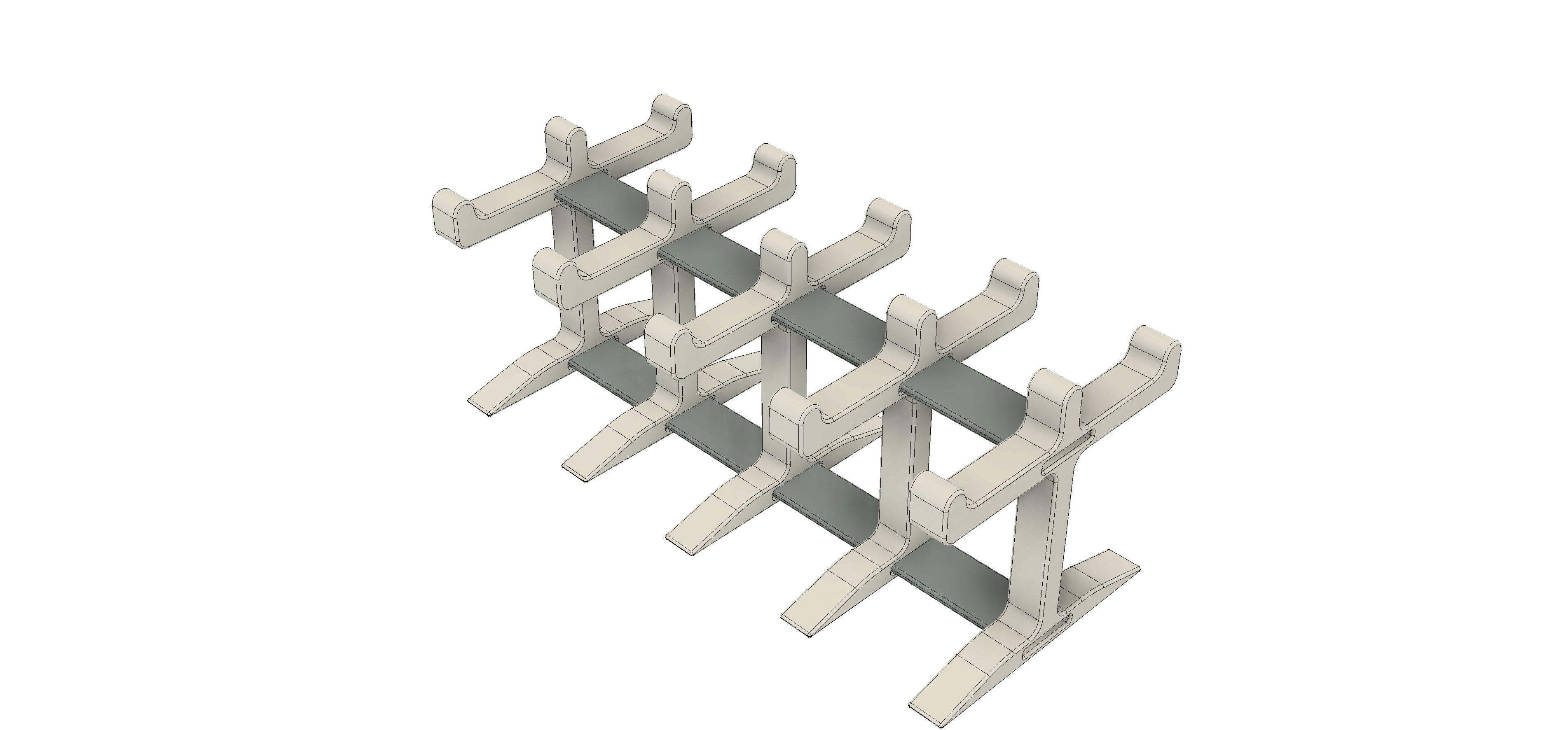 Miniatura 5 do modelo 3D Linking Bracelet Holder Stand