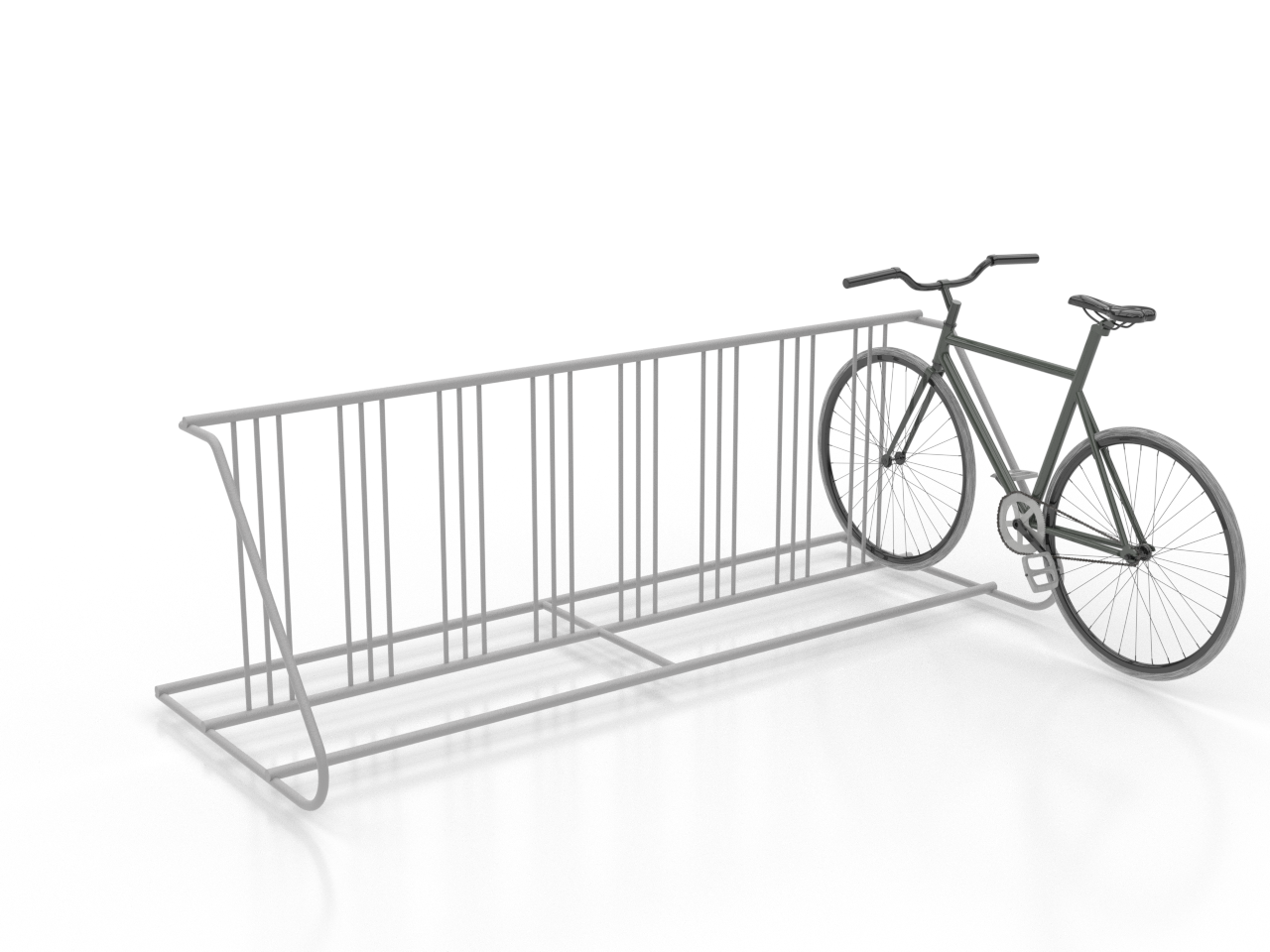 Scale Bike Rack - Grid Style