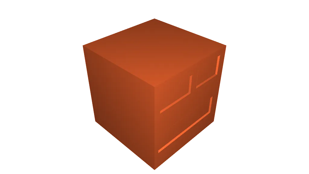 geometry dash cube by superprinter | Download free STL model ...