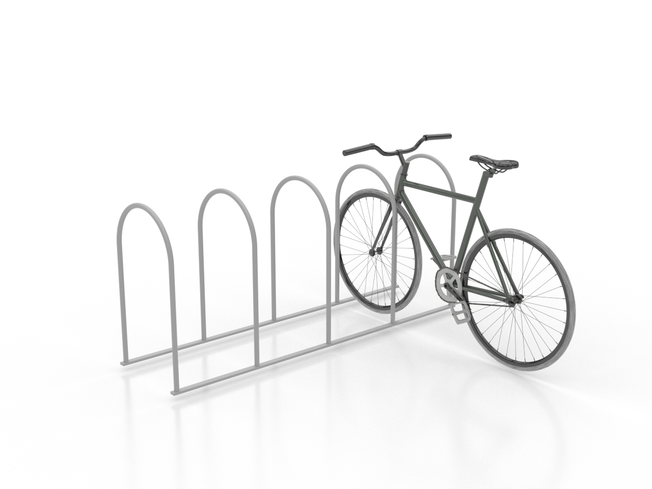 Scale Bike Rack - U Style