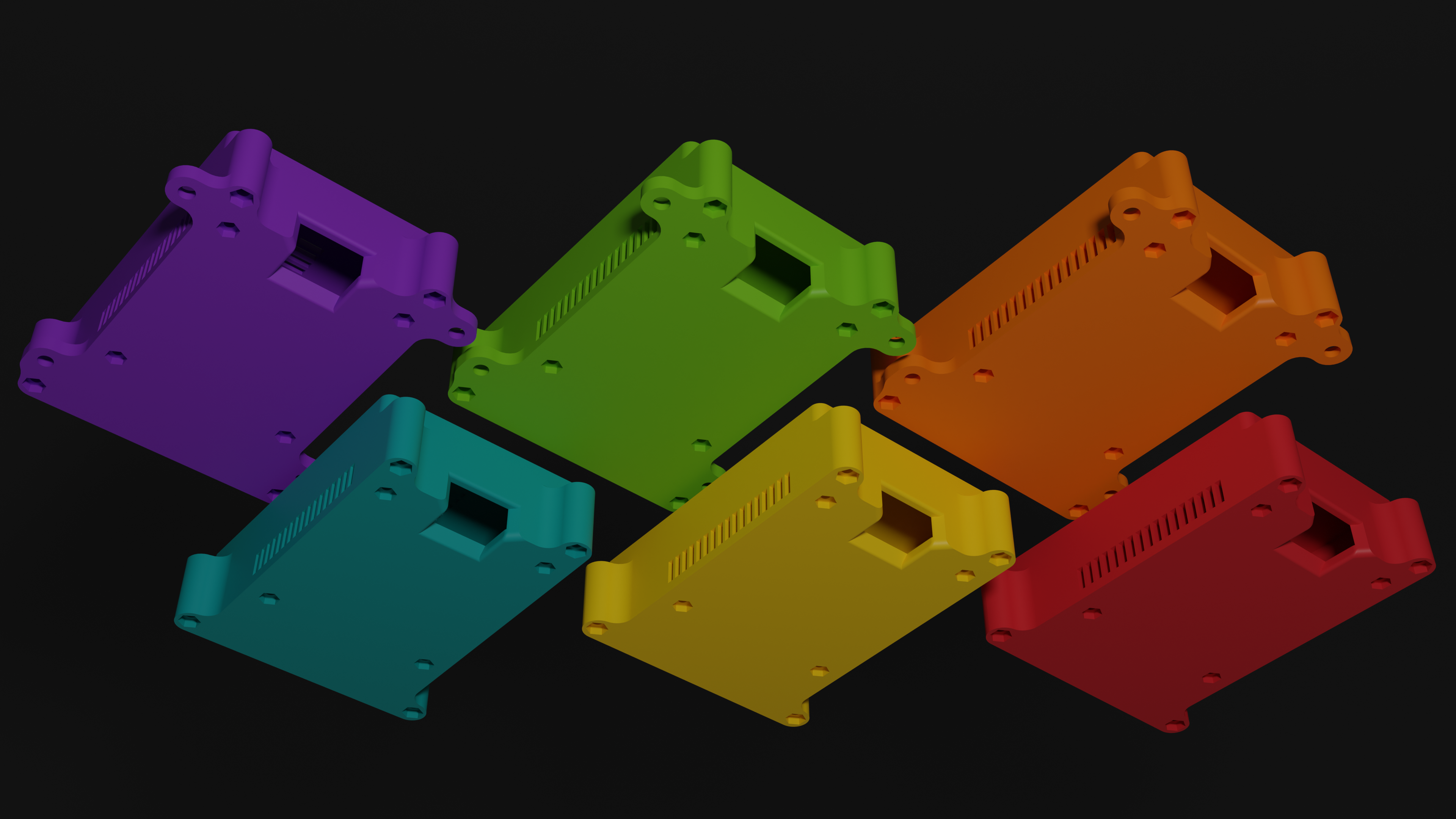 Miniatura 5 do modelo 3D Raspberry Pi 4B case