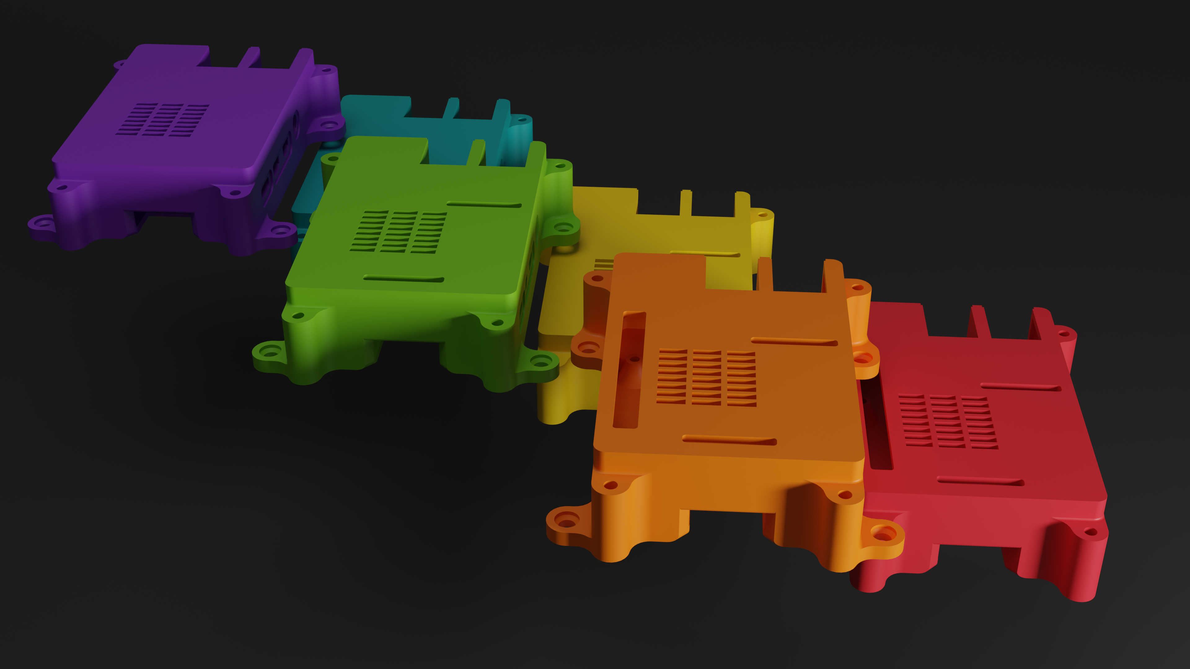 Miniatura 4 do modelo 3D Raspberry Pi 4B case