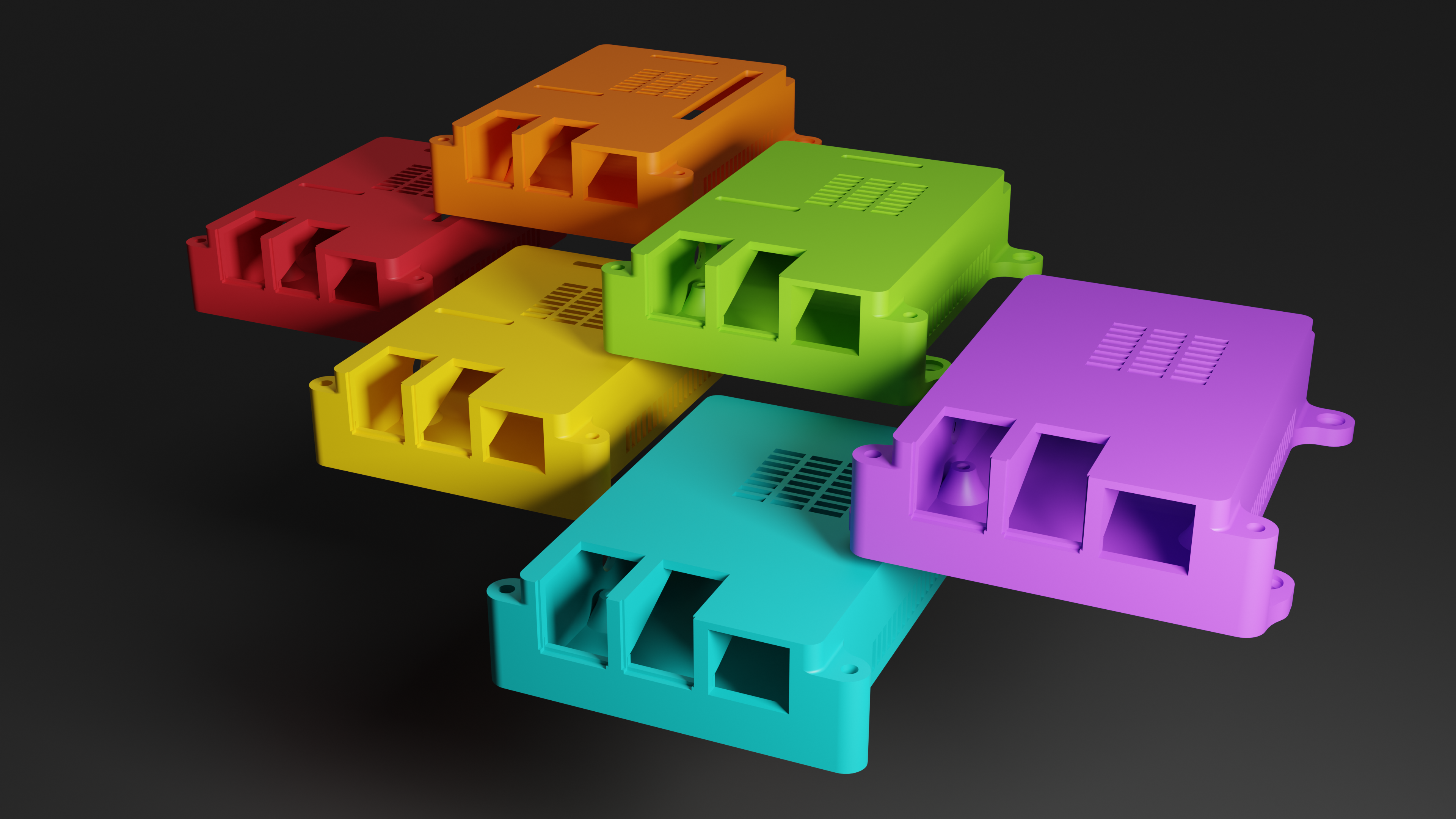 Miniatura 2 do modelo 3D Raspberry Pi 4B case
