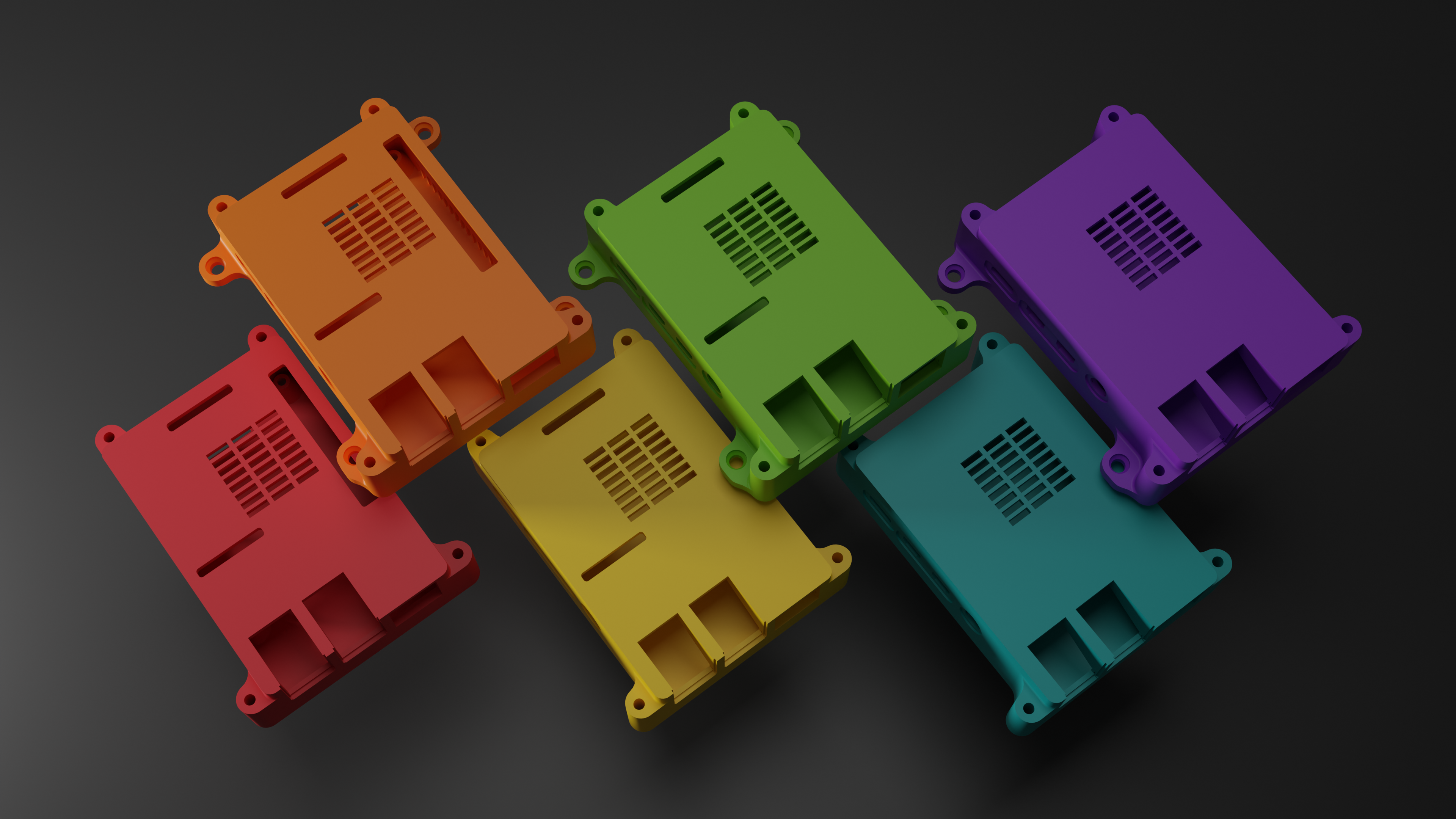 Miniatura 3 do modelo 3D Raspberry Pi 4B case