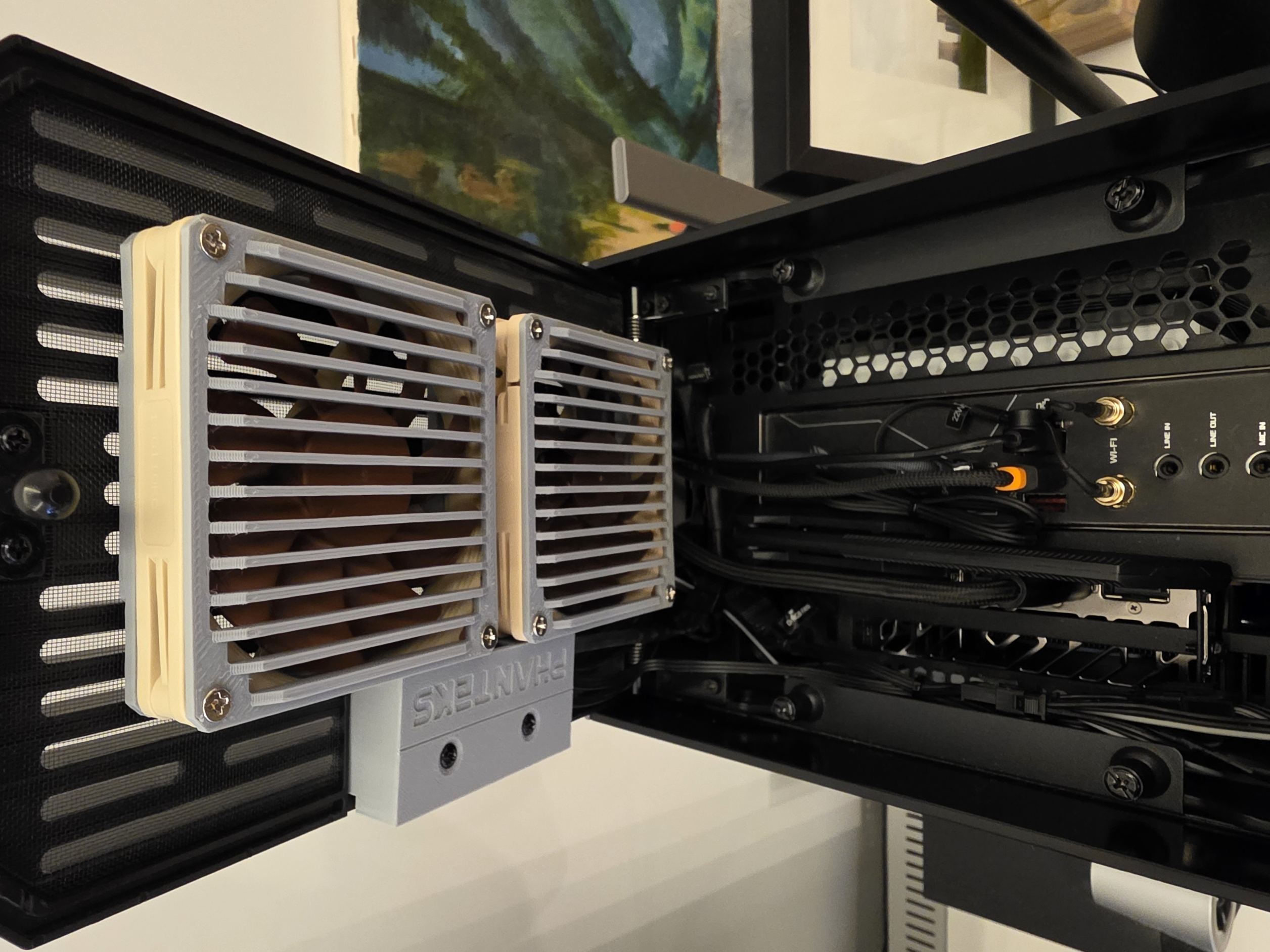 Phanteks style 92mm fan grill
