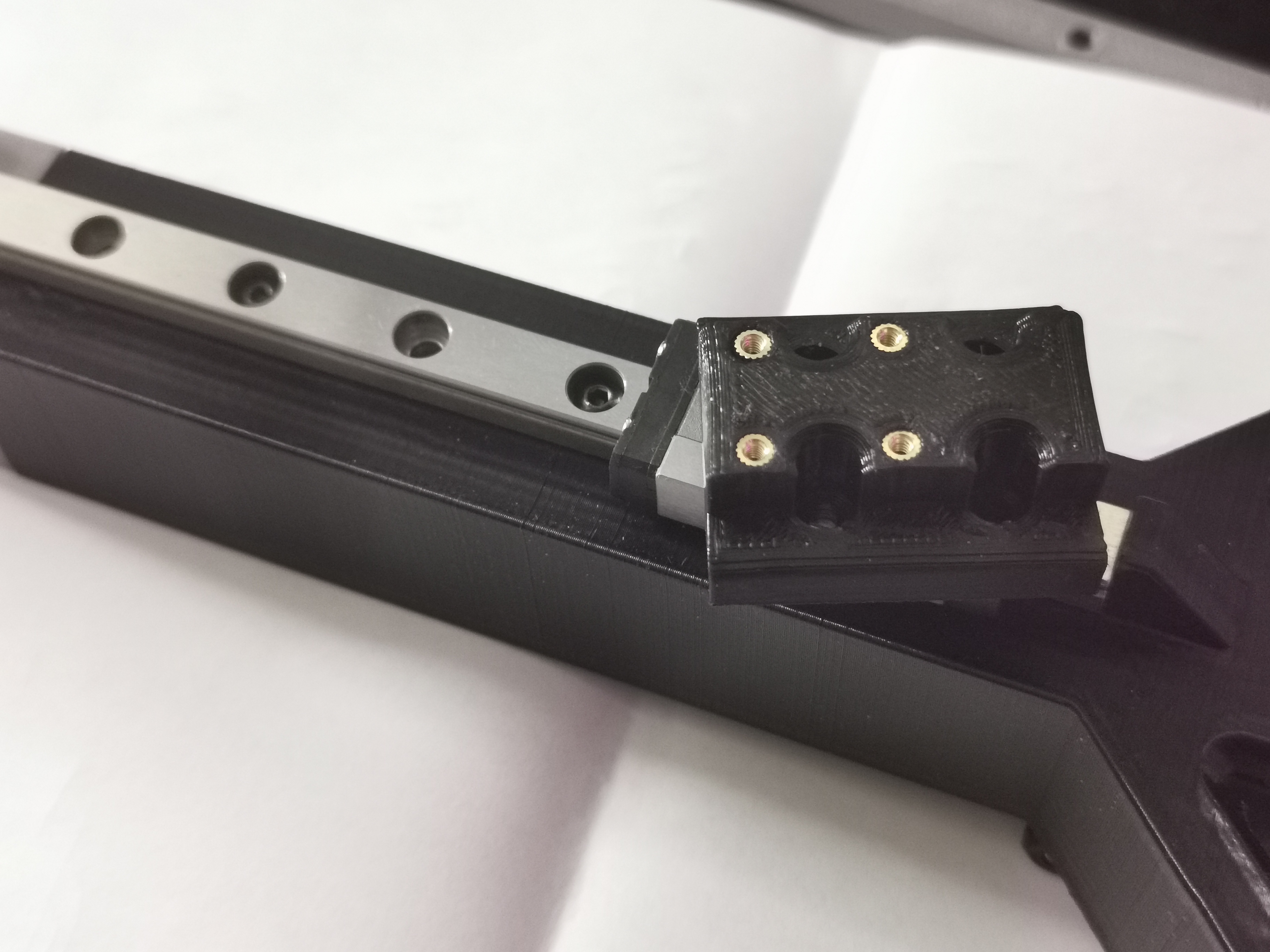 MGN9H rail convertion kit for BaGoon's insert press 3D model thumbnail