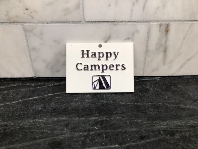 Camping sign