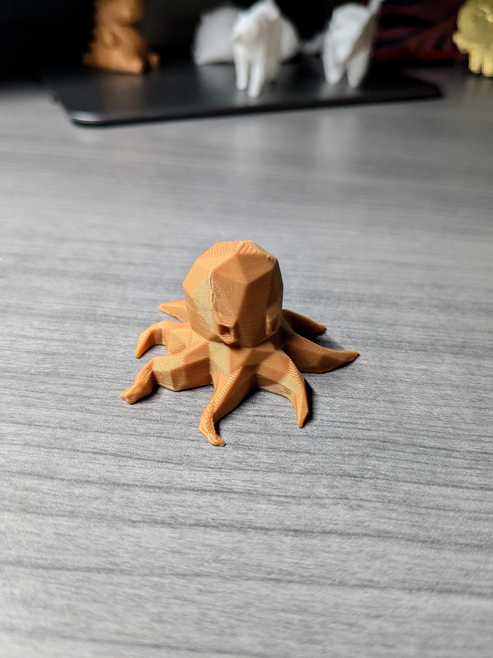 Cute Low Poly Desk Octopus