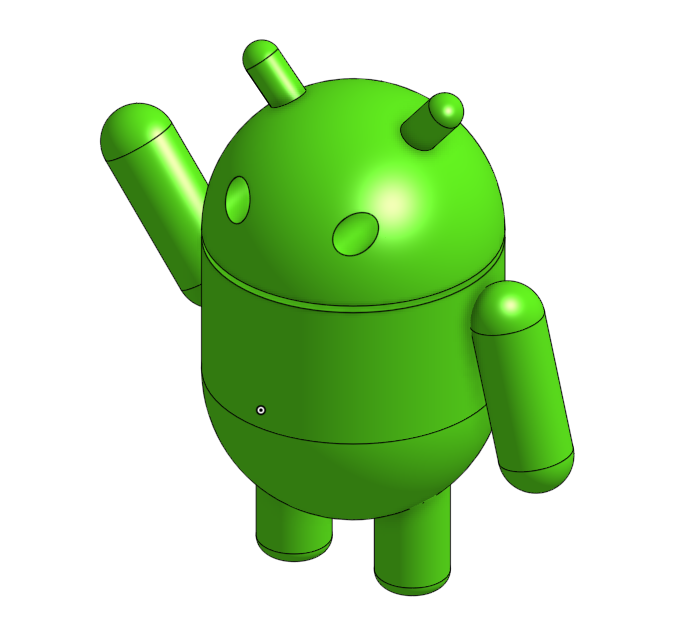Miniatura 2 do modelo 3D Android Bot