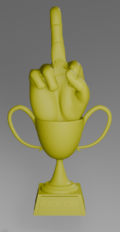 F*** OFF trophy