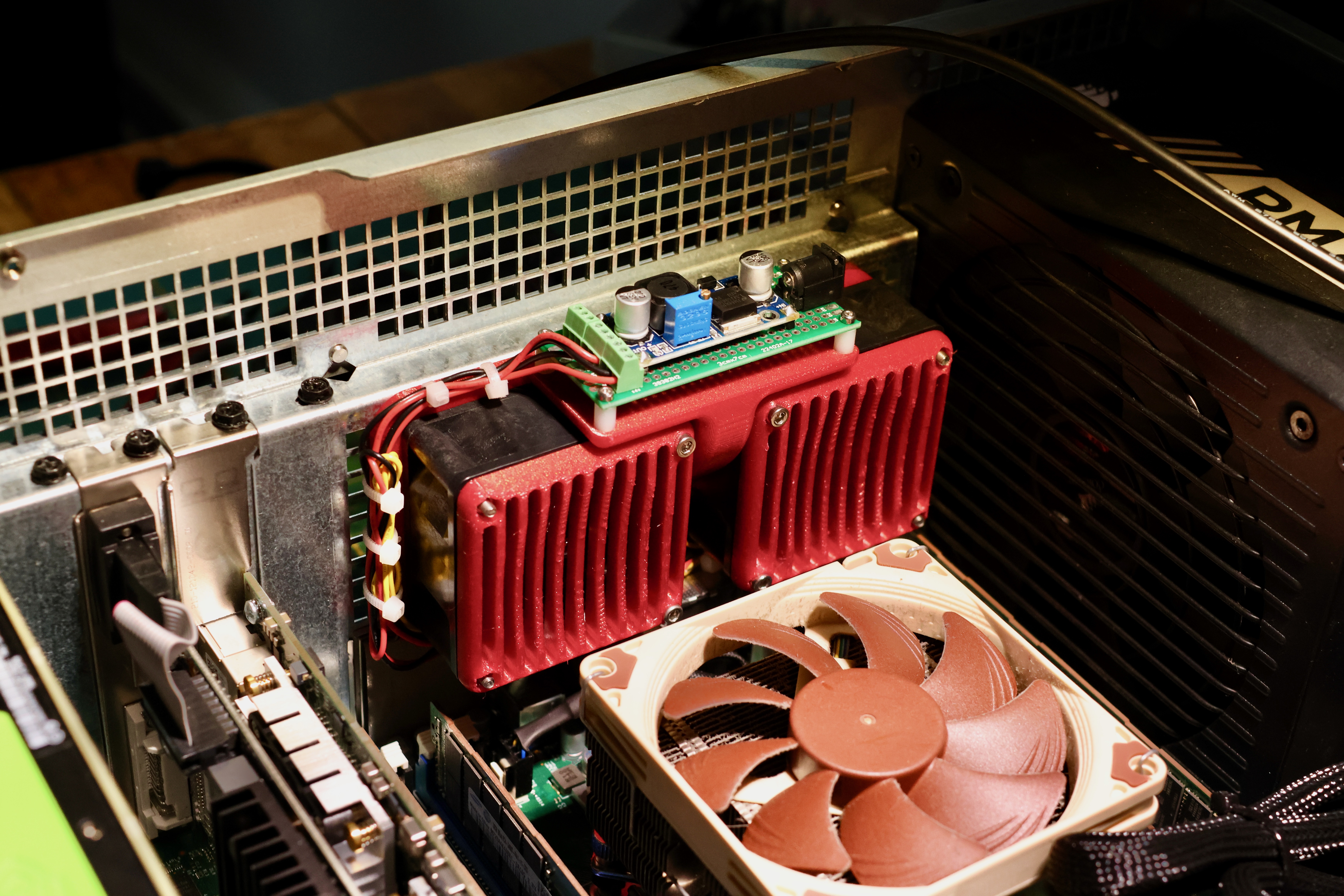 Sliger CX4200A Rear Exhaust Fans