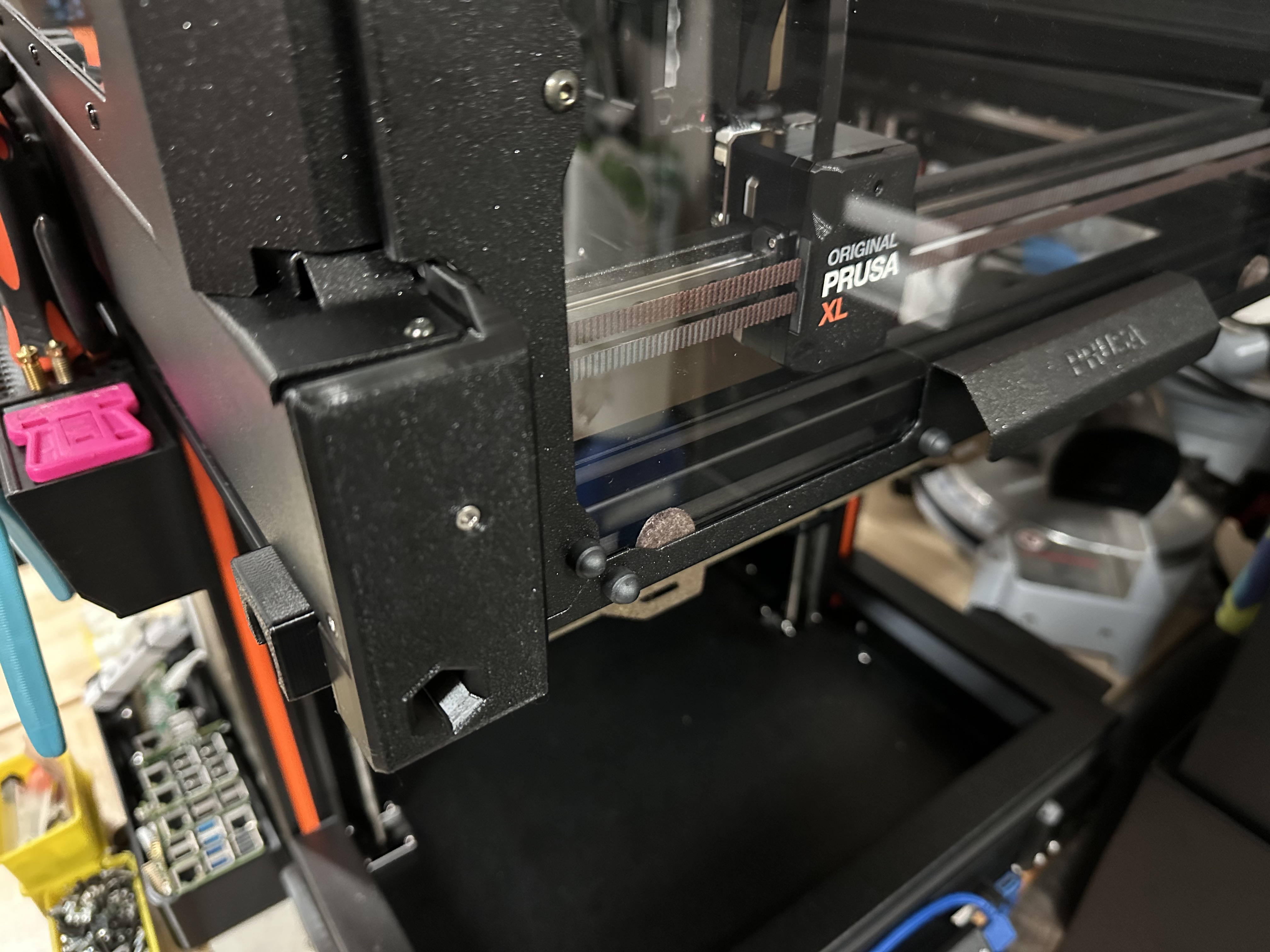 Prusa XL Tighter Gap Frontcap Cover for Prusa XL enclosure