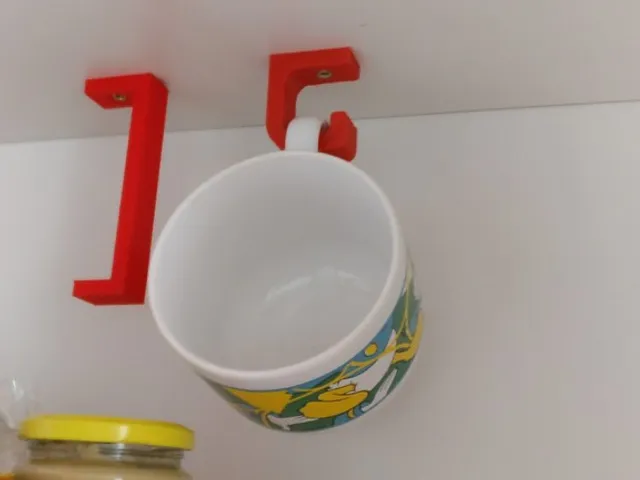Basic Mug Hook (vertical screw fix)