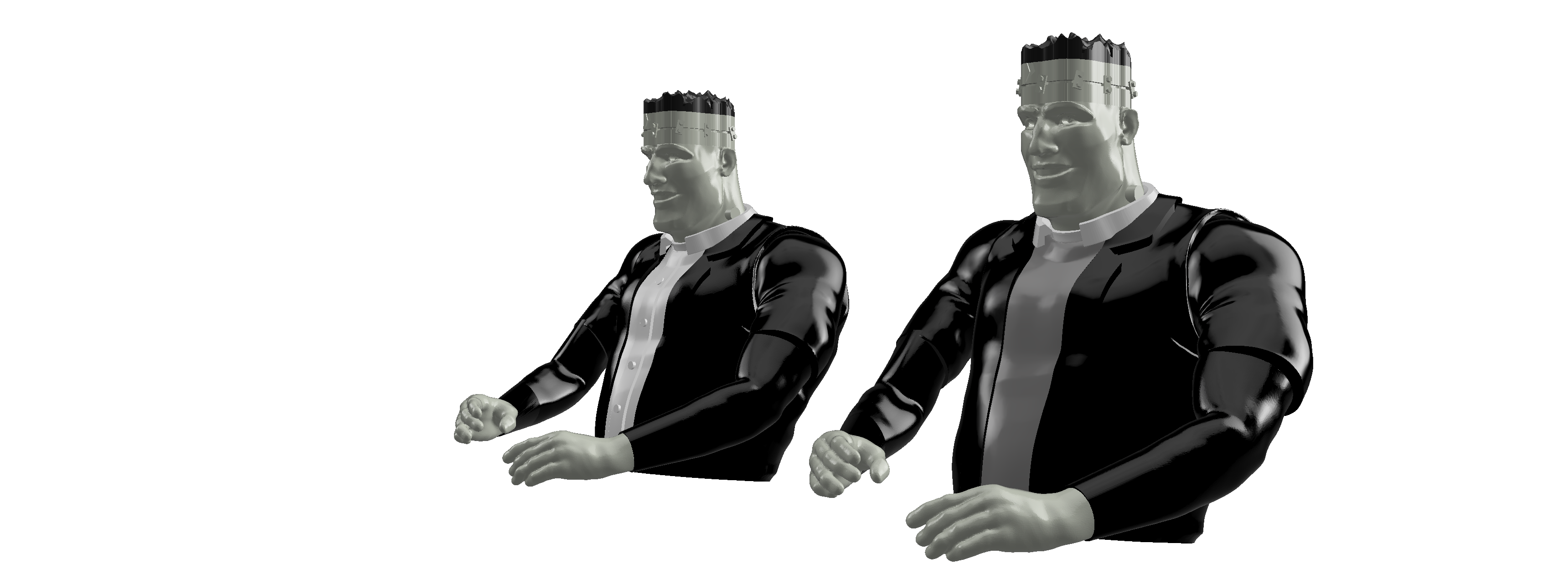 Bruce Frankenstein Upgrade for 3D SETS Family - Ann & Bruce