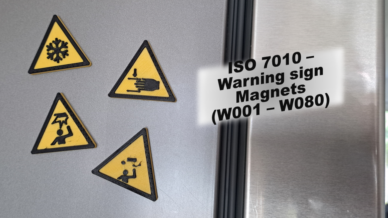 ISO 7010 - Warning Sign Magnets