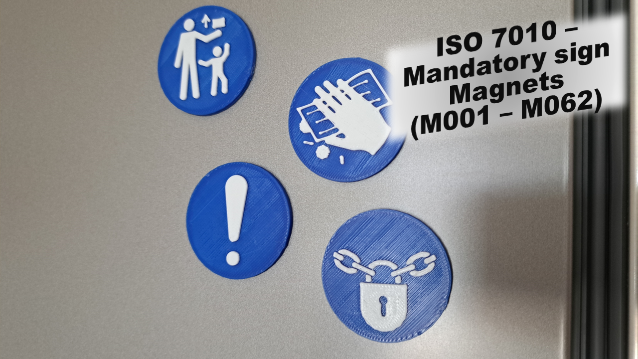 ISO 7010 - Mandatory Sign Magnets