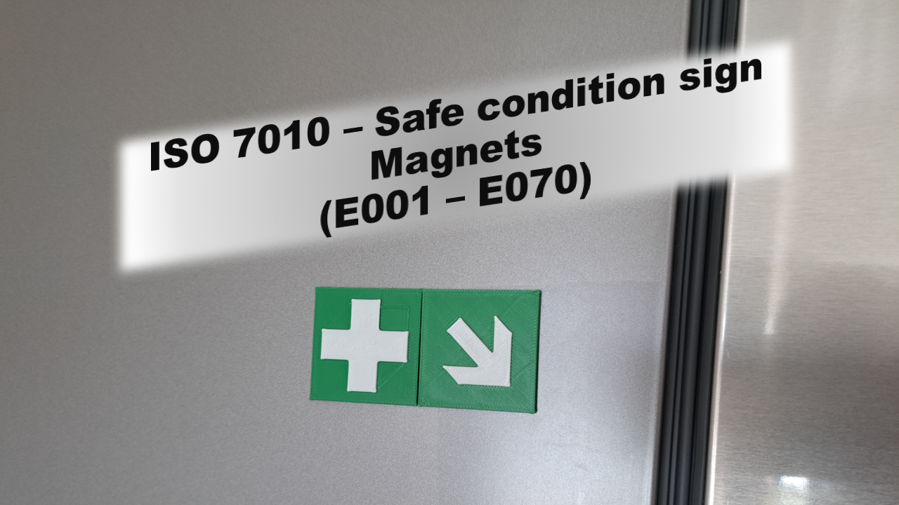ISO 7010 - Safe Condition Sign Magnets