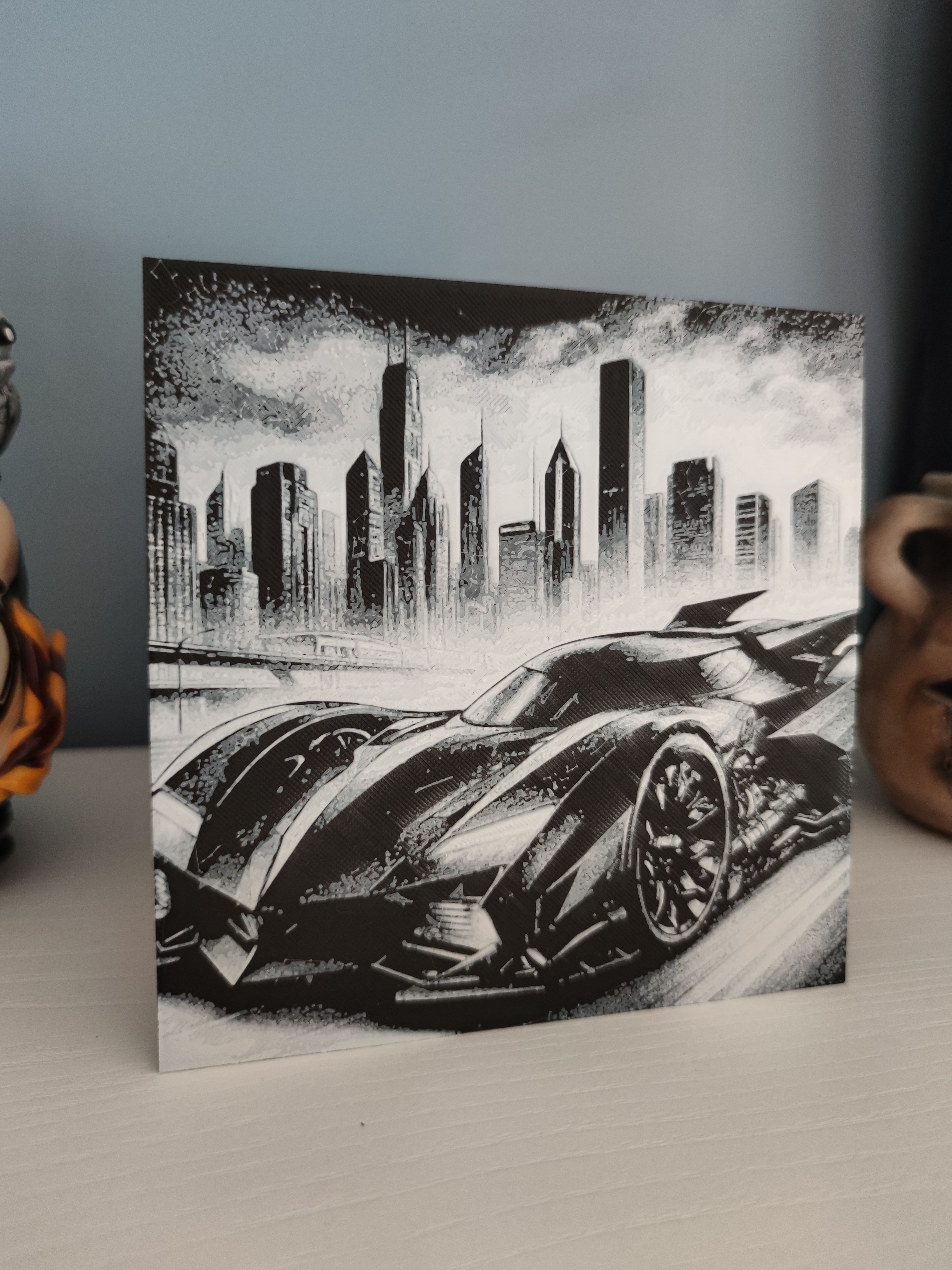 Miniatura 3 do modelo 3D Hueforge Batcar Version 2