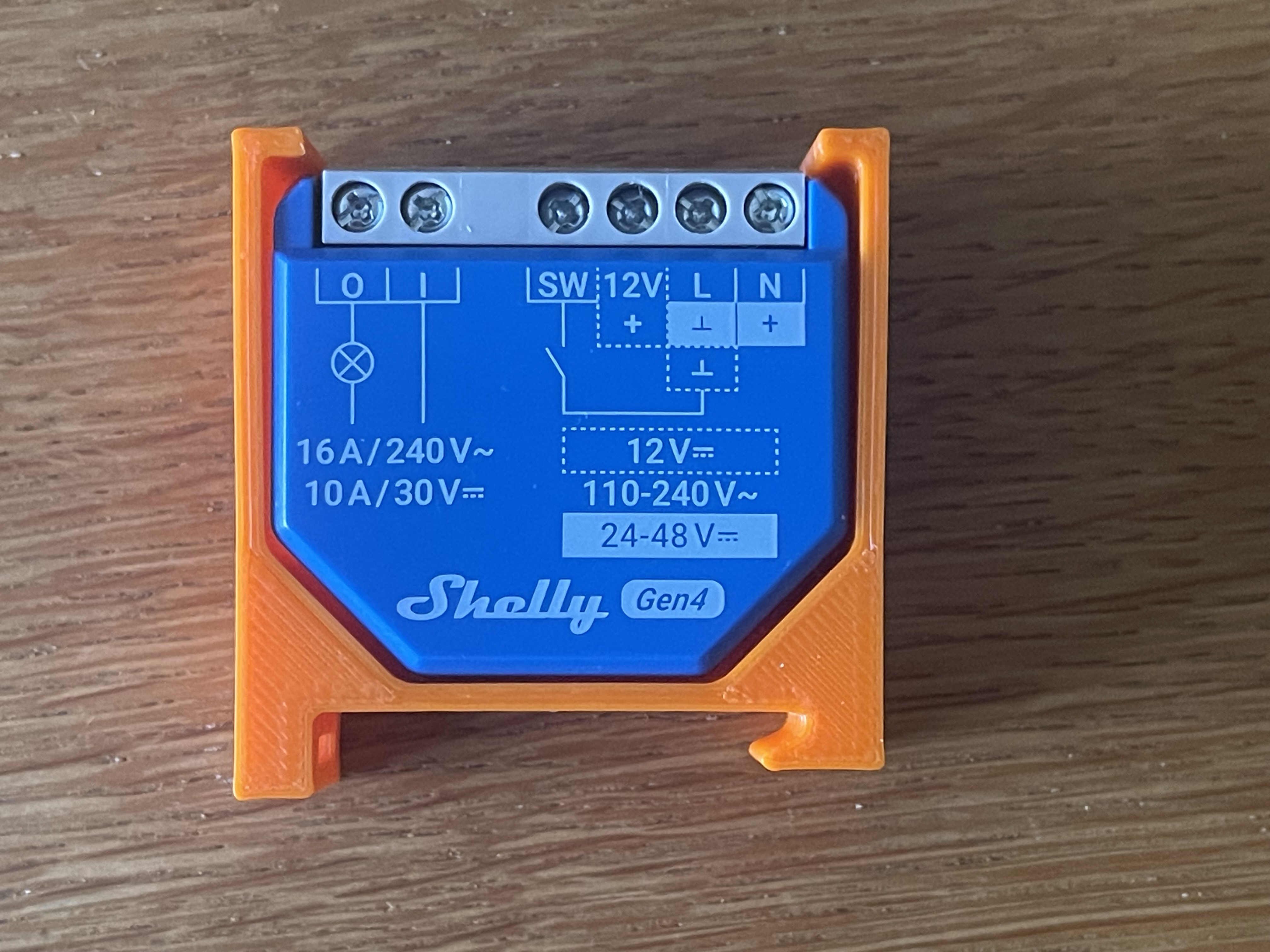Shelly Gen4 holder for distribution box