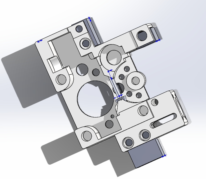 Q1P PRO Filament cutter(启迪Q1P 切刀) SOLIDWORKS 源文件 — miniatura 2